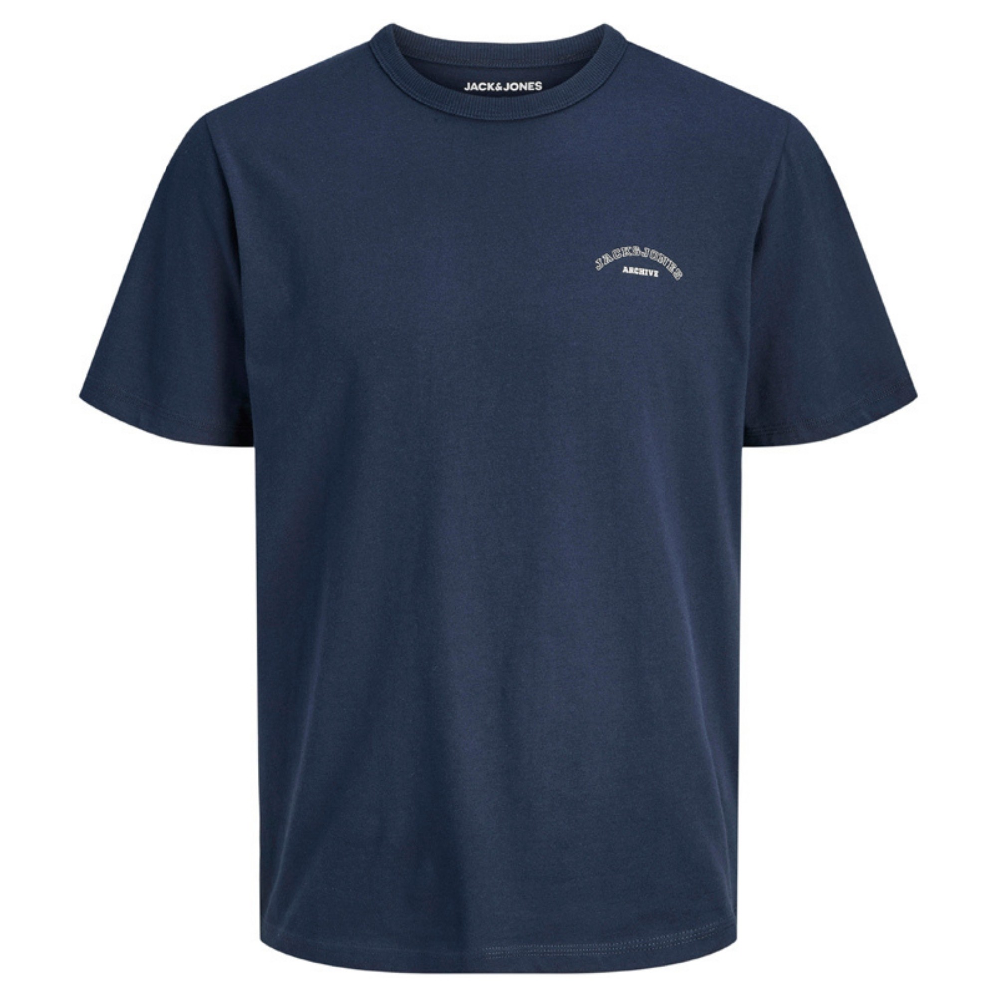 JACK & JONES Marškinėliai vyrams, Mėlyna, College logo ss 1