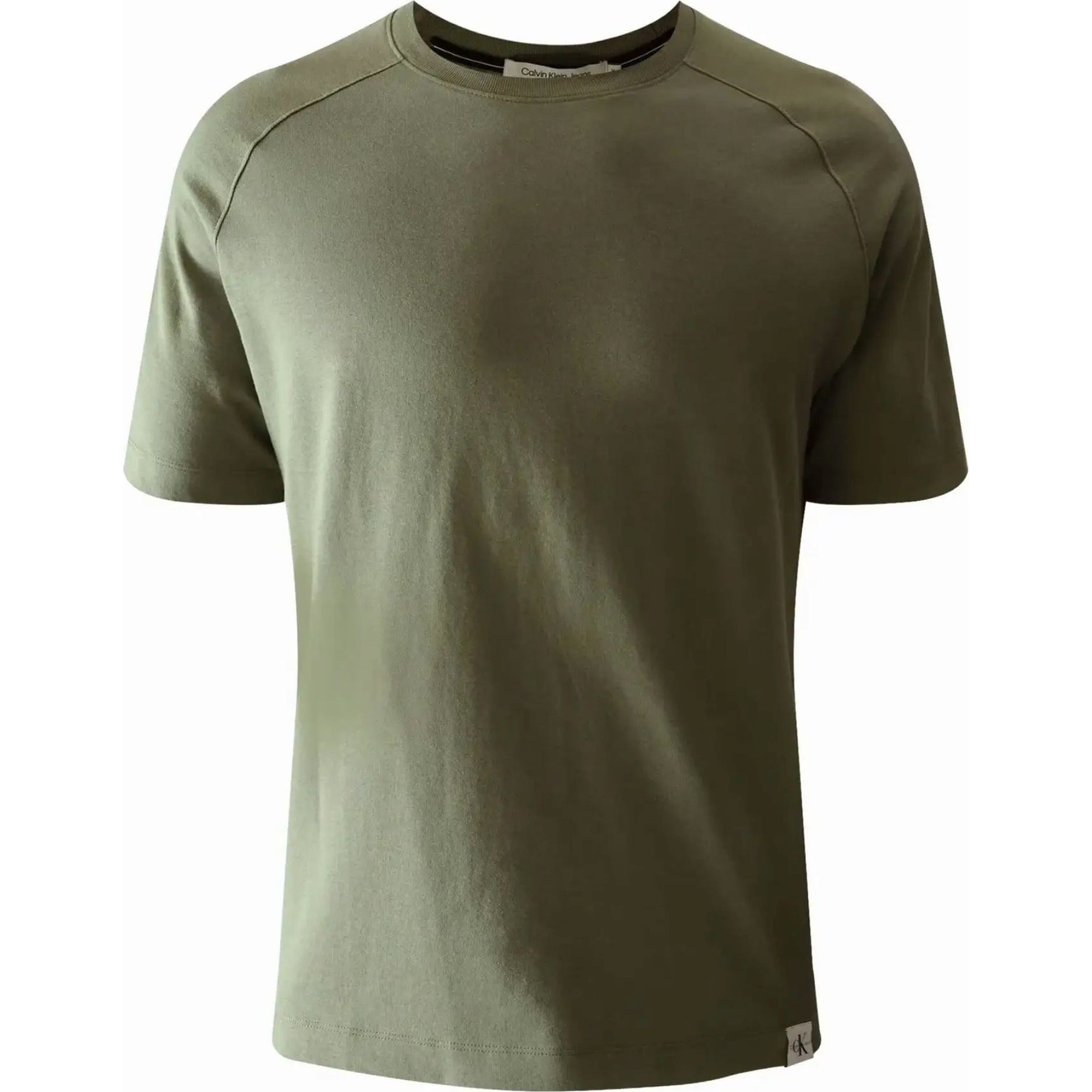 CALVIN KLEIN JEANS Marškinėliai trump. rankovėmis vyrams, Žalia, S/s t-shirt 1