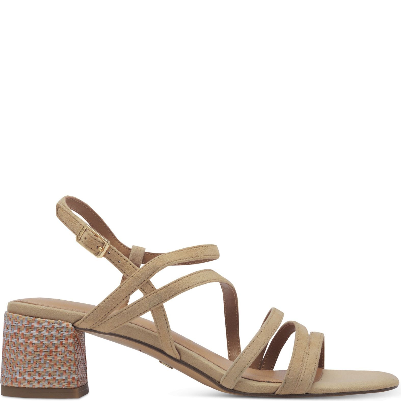 TAMARIS Basutės moterims, Smėlio, Sandal heel 2