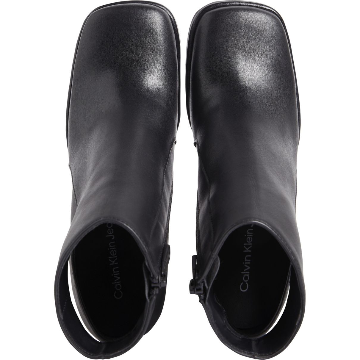 CALVIN KLEIN JEANS Aulinukai moterims, Juoda, Heel zip boot 3