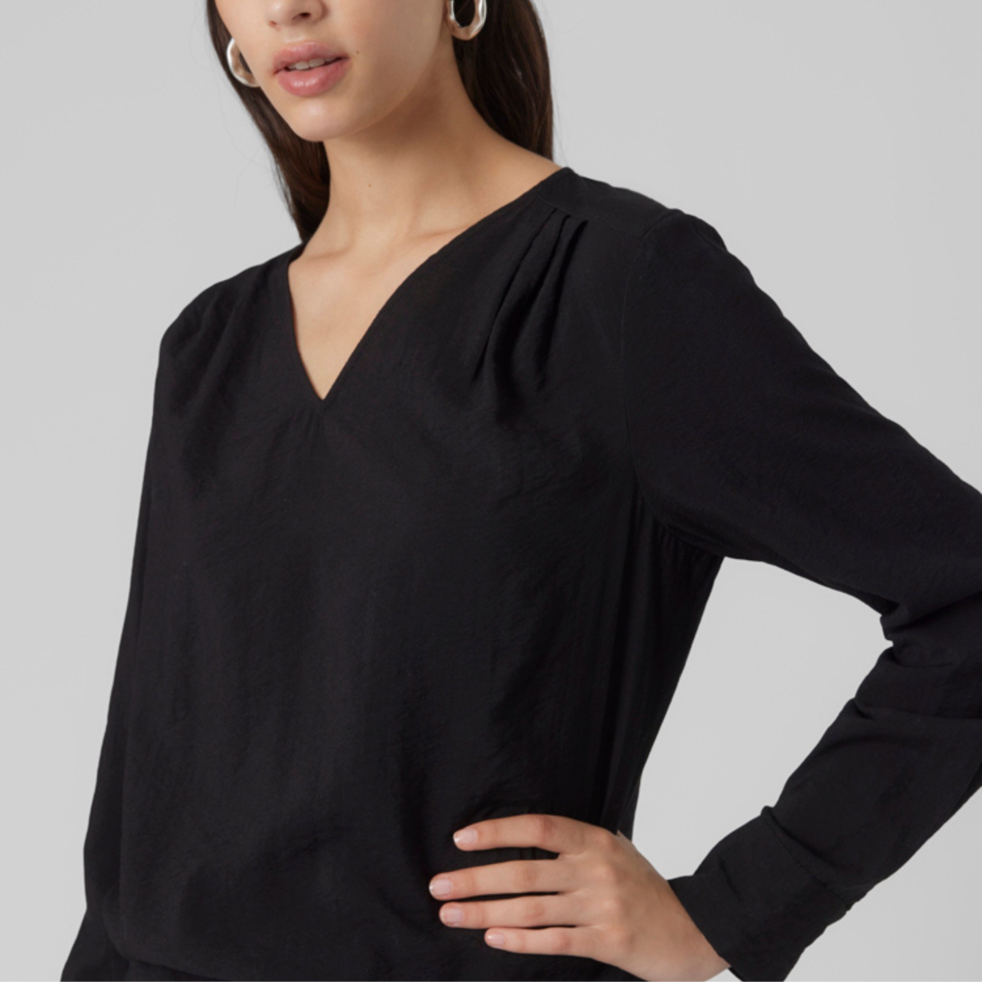 VERO MODA Palaidinės moterims, Juoda, Lena top 3