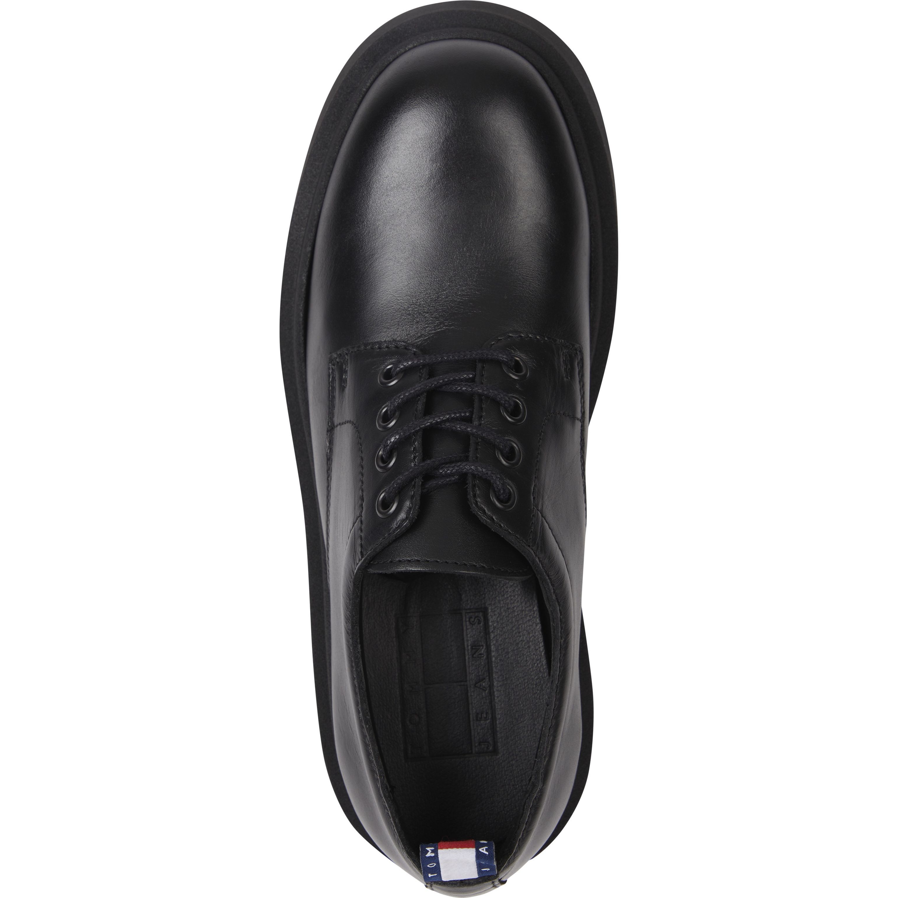 TOMMY JEANS Klasikiniai batai moterims, Juoda, Ava lace up formal 3