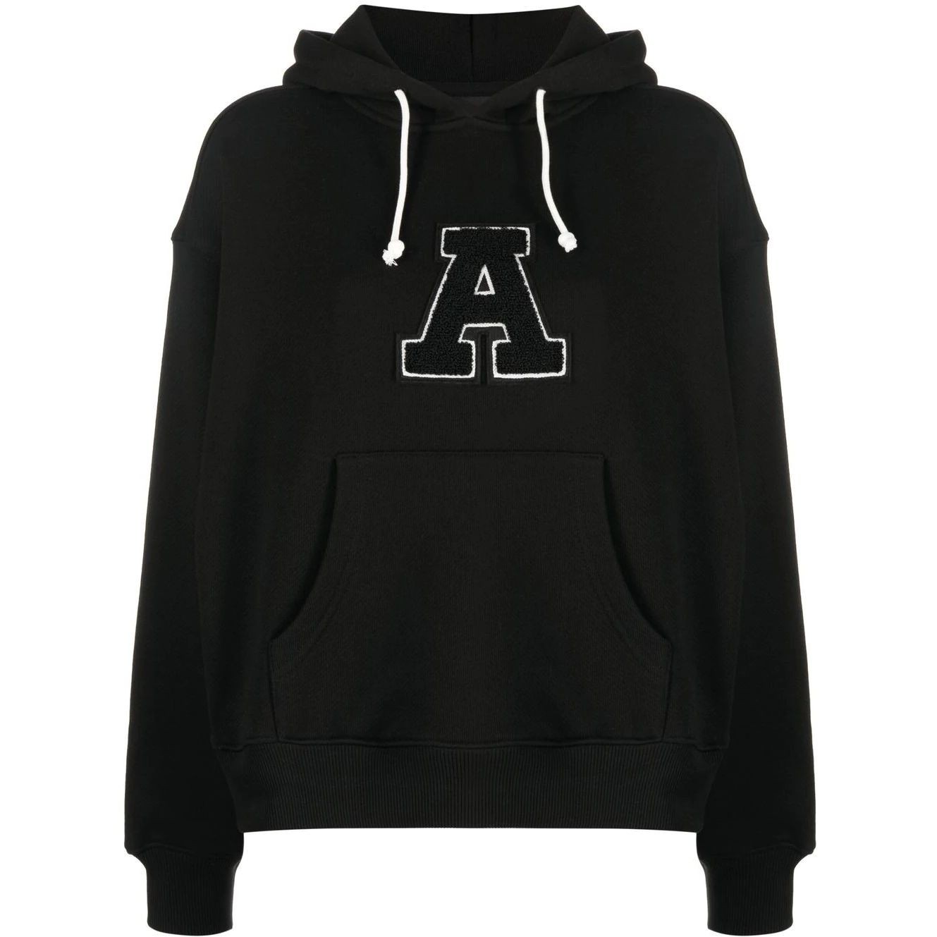 AXEL ARIGATO Džemperis moterims, Juoda, College A Appliquéd Hoodie 1