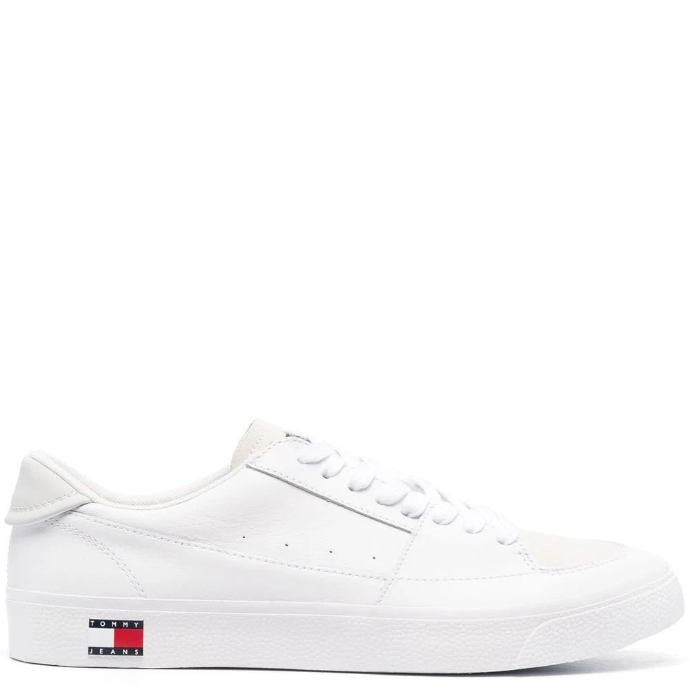 TOMMY JEANS Sportiniai bateliai vyrams, Balta, Vulcanized sport shoe 1