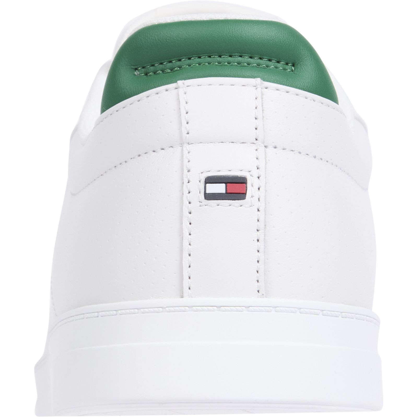 TOMMY HILFIGER Laisvalaikio bateliai vyrams, Balta, Icon court pinperf sneaker 5