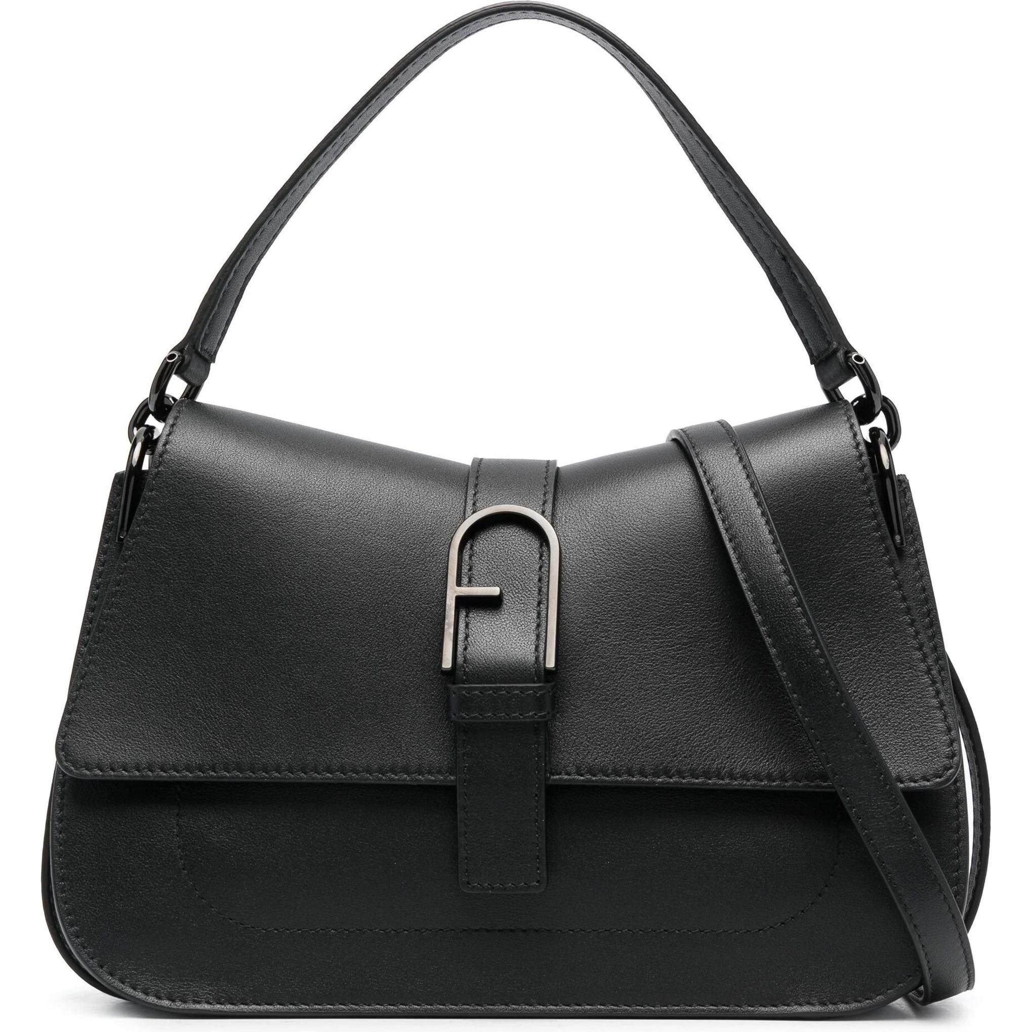 FURLA Rankinė moterims, Juoda, Furla flow m top handle 1