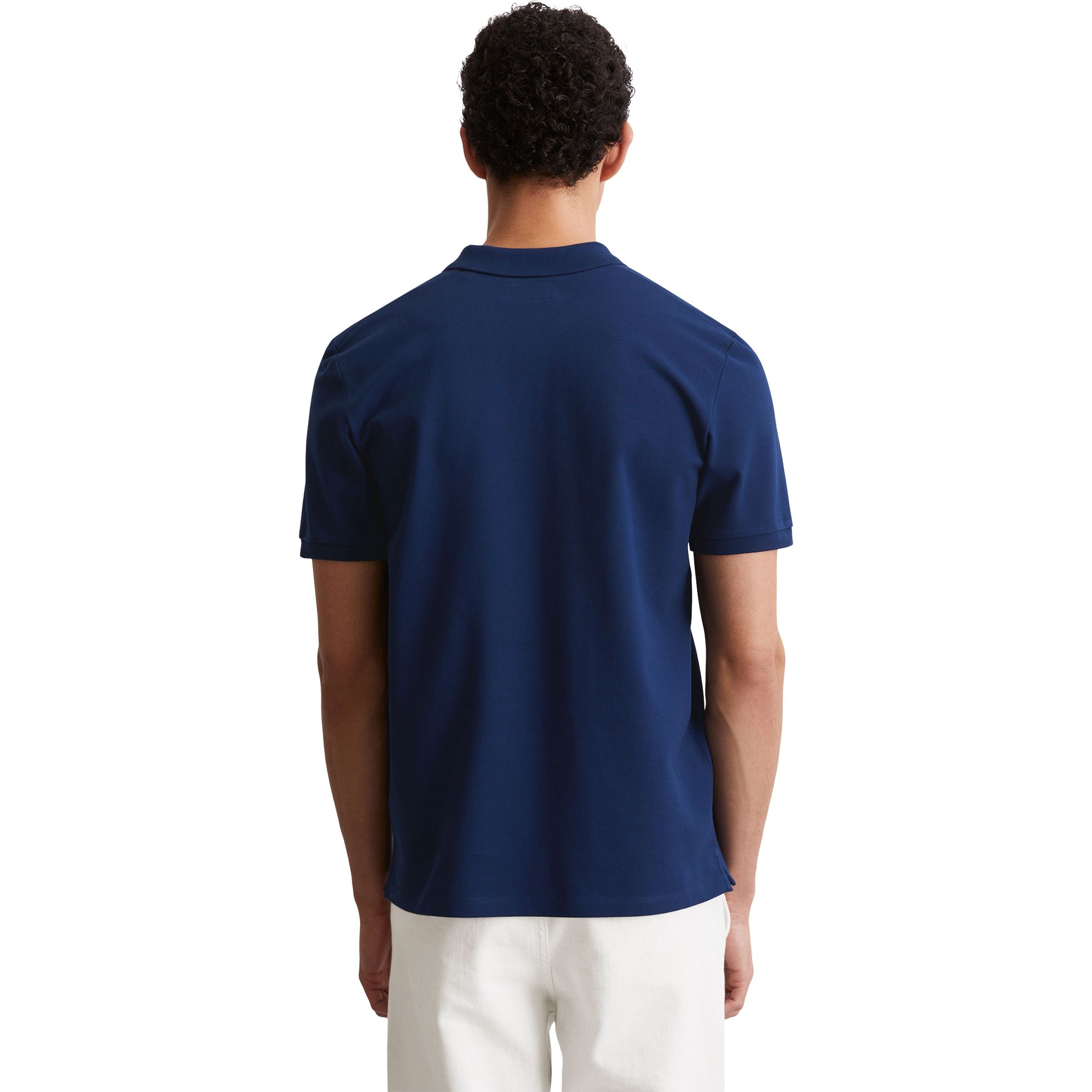 MARC O'POLO Polo marškiniai trumpos rank. vyrams, Mėlyna, Polo short 523223053092 3