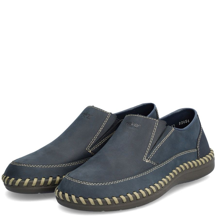 RIEKER Laisvalaikio bateliai vyrams, Mėlyna, LEISURE 10