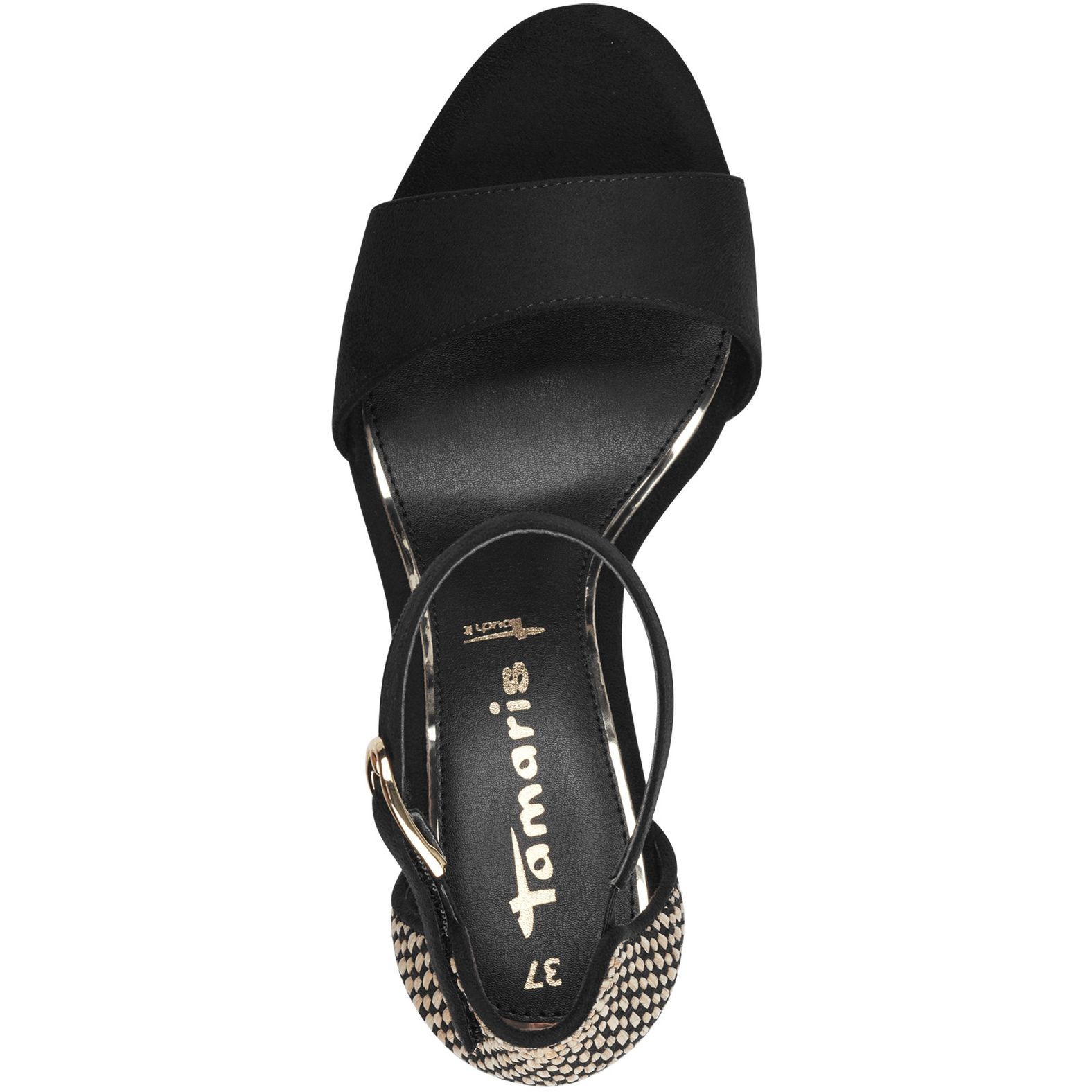 TAMARIS Basutės moterims, Juoda, Sandals 4