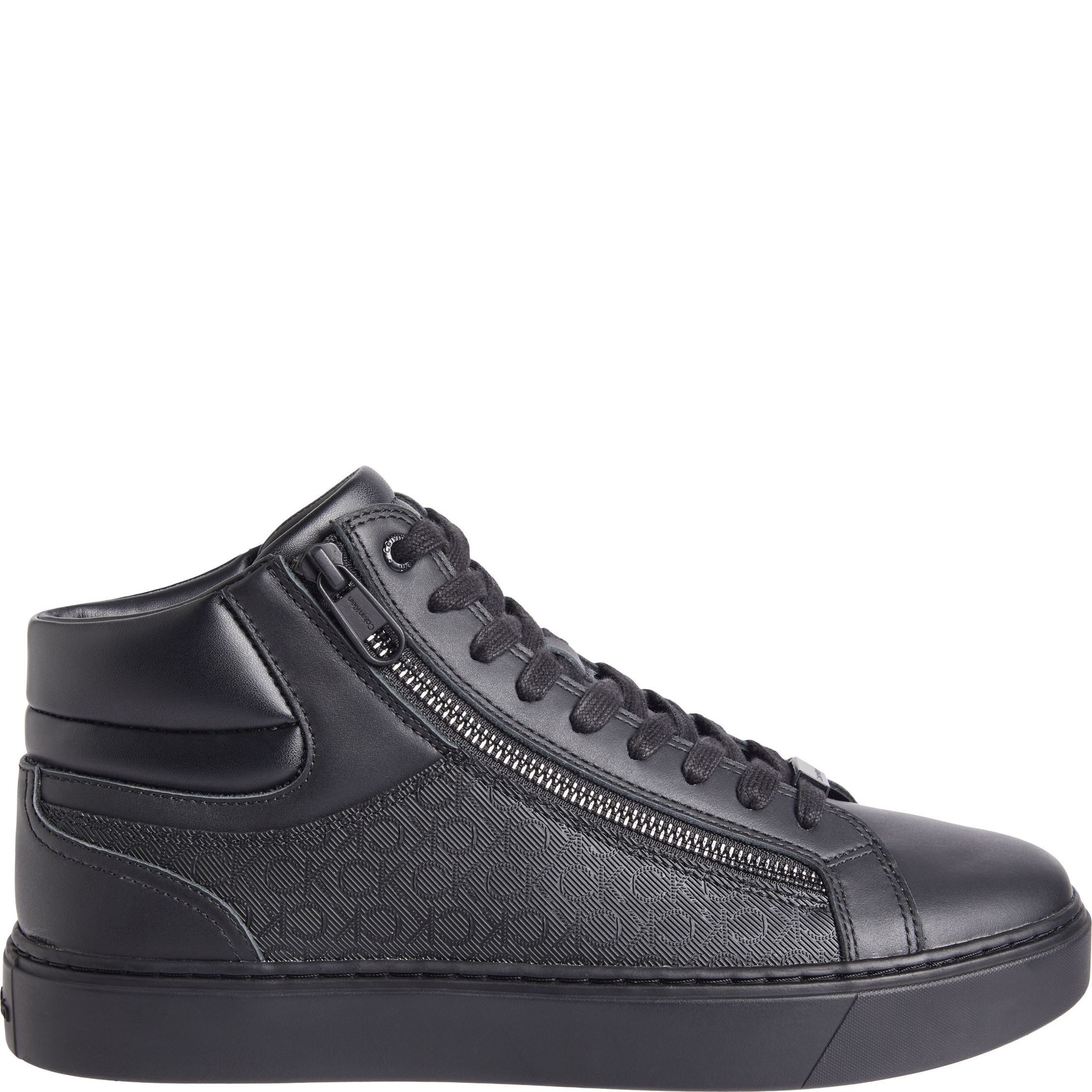 CALVIN KLEIN Aulinukai vyrams, Juoda, High top lace up booties 2