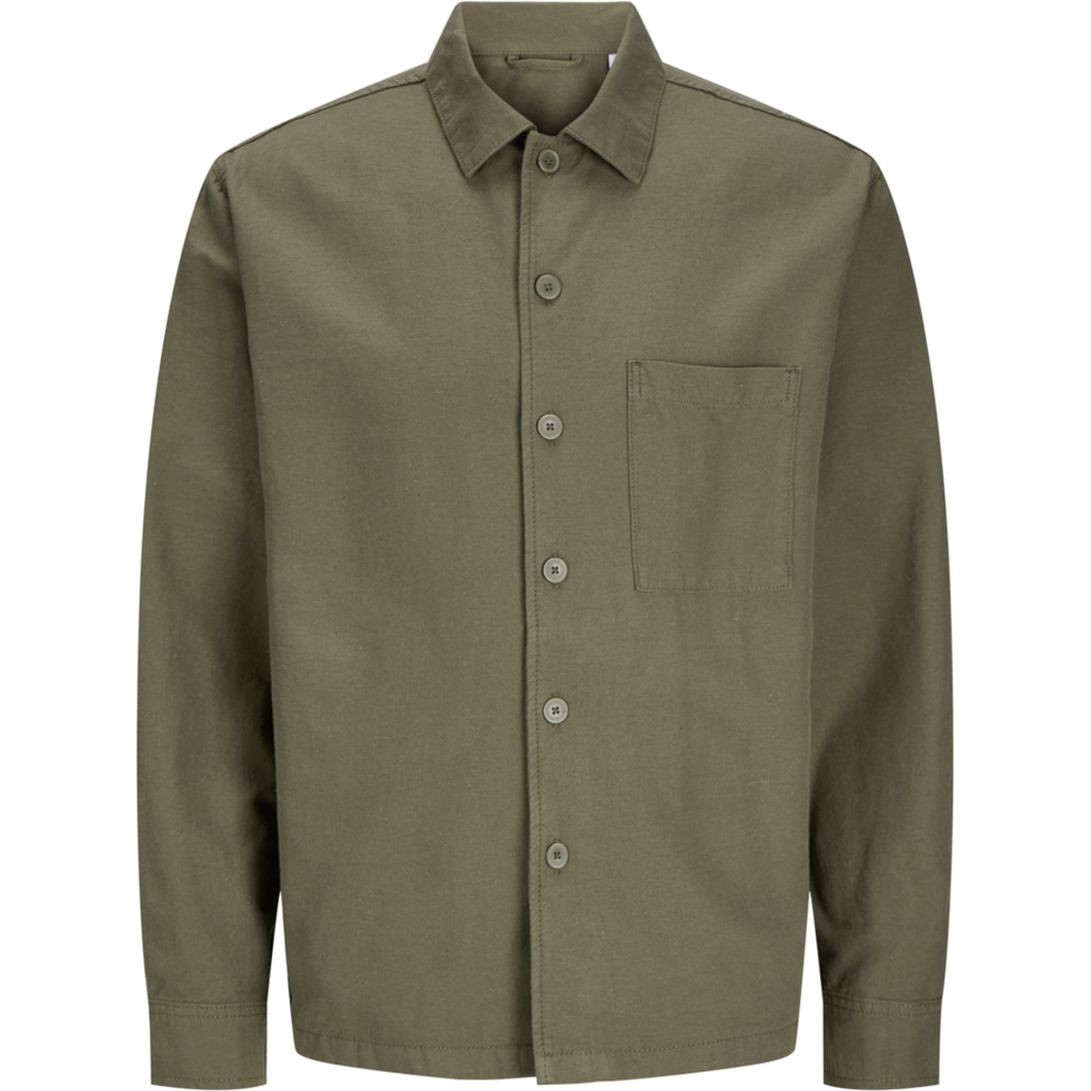 JACK & JONES Lengva striukė vyrams, Chaki, Urban edge overshirt 1