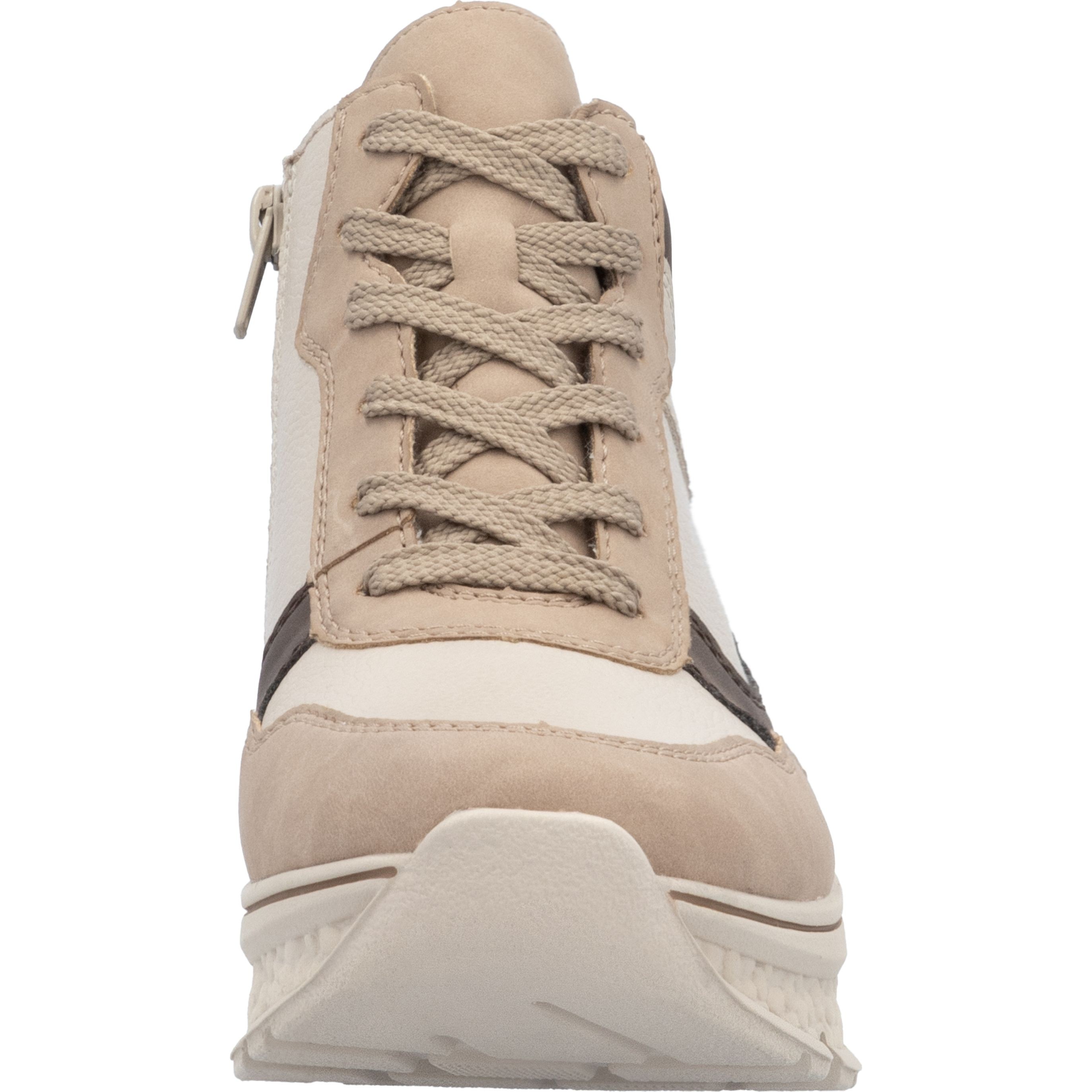 RIEKER Aulinukai moterims, Smėlio, Ladies mid height boots 8