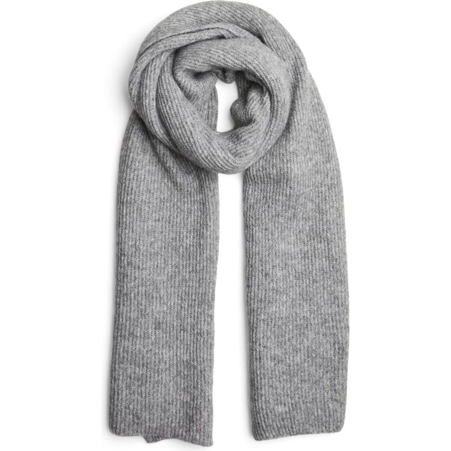 PIECES Šalikas moterims, Pilka, Moella scarf 1