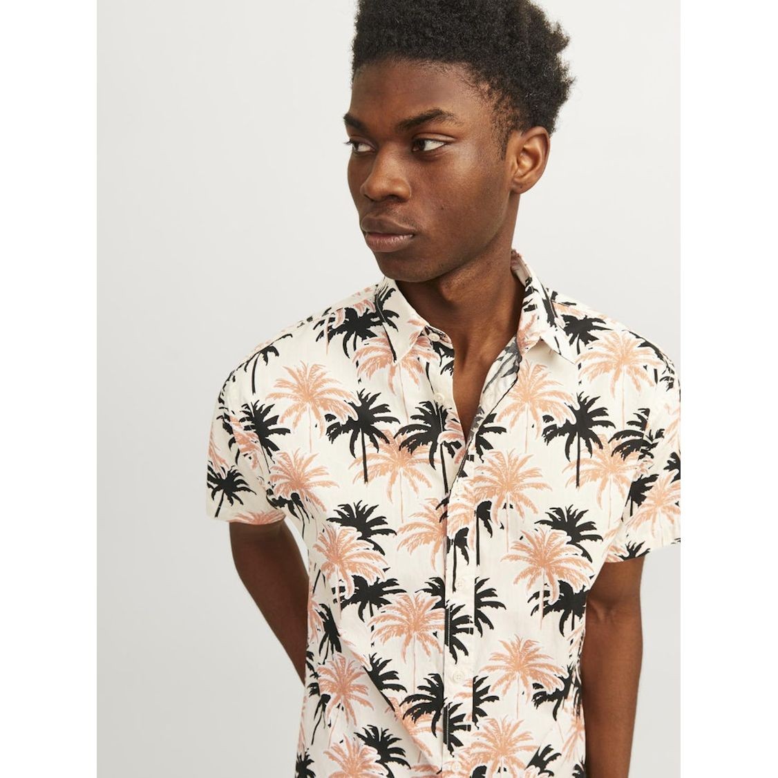 JACK & JONES Marškiniai vyrams, Smėlio, Jorjoshua shirts 7