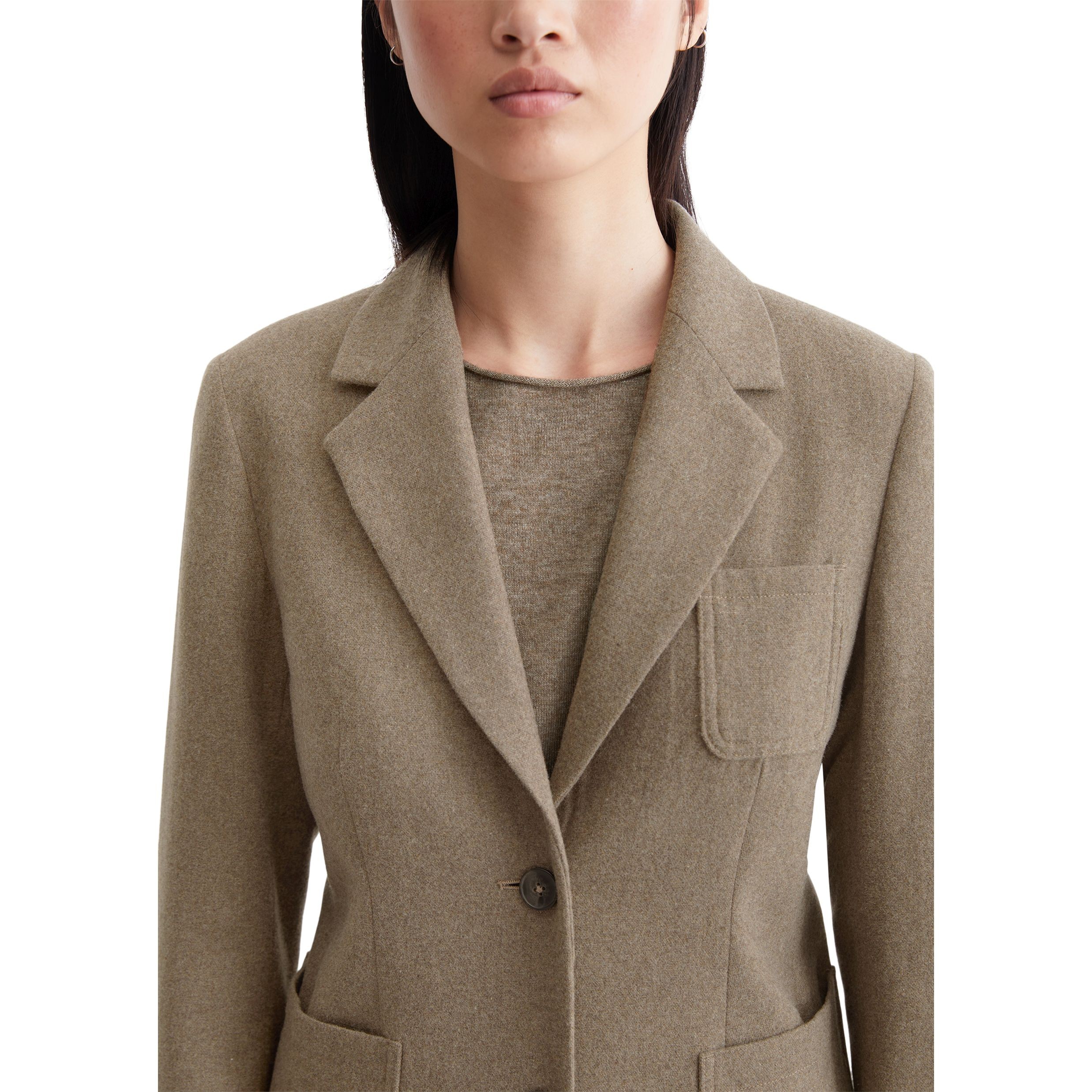 MARC O'POLO Švarkas moterims, Ruda, Blazers 409020880083 4