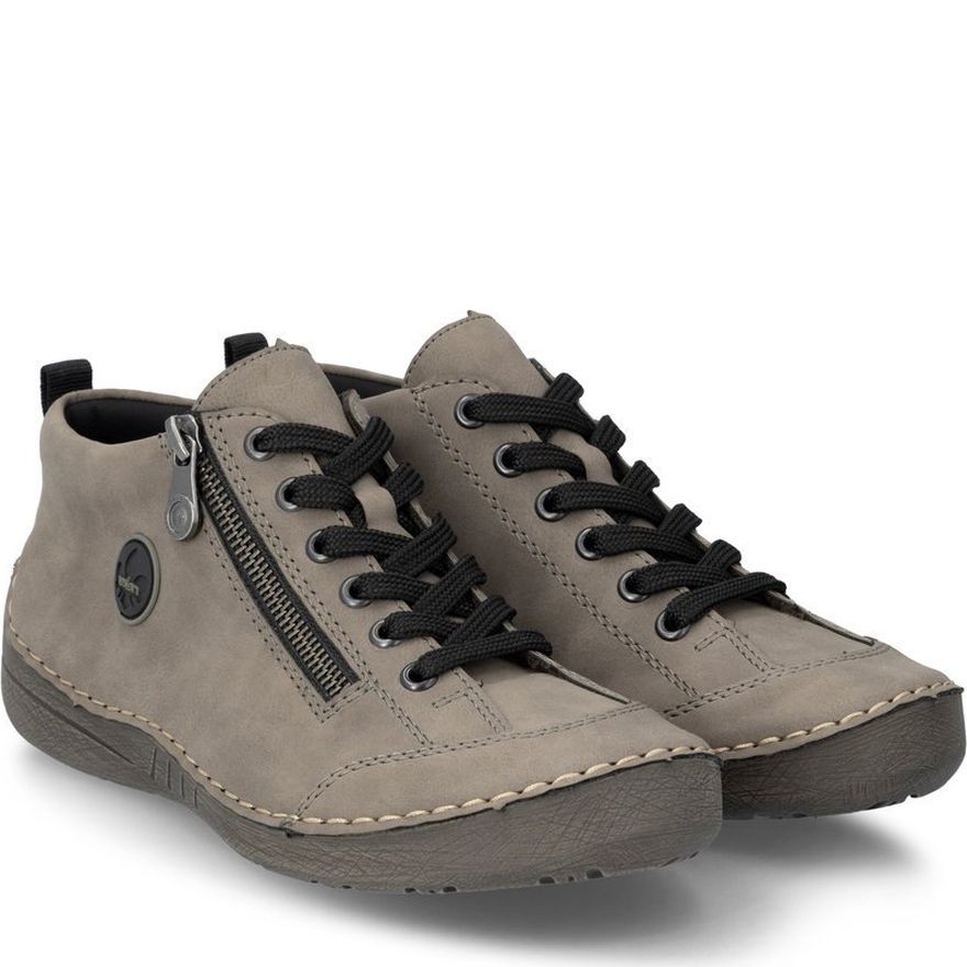 RIEKER Aulinukai moterims, Pilka, Ladies short boots 1