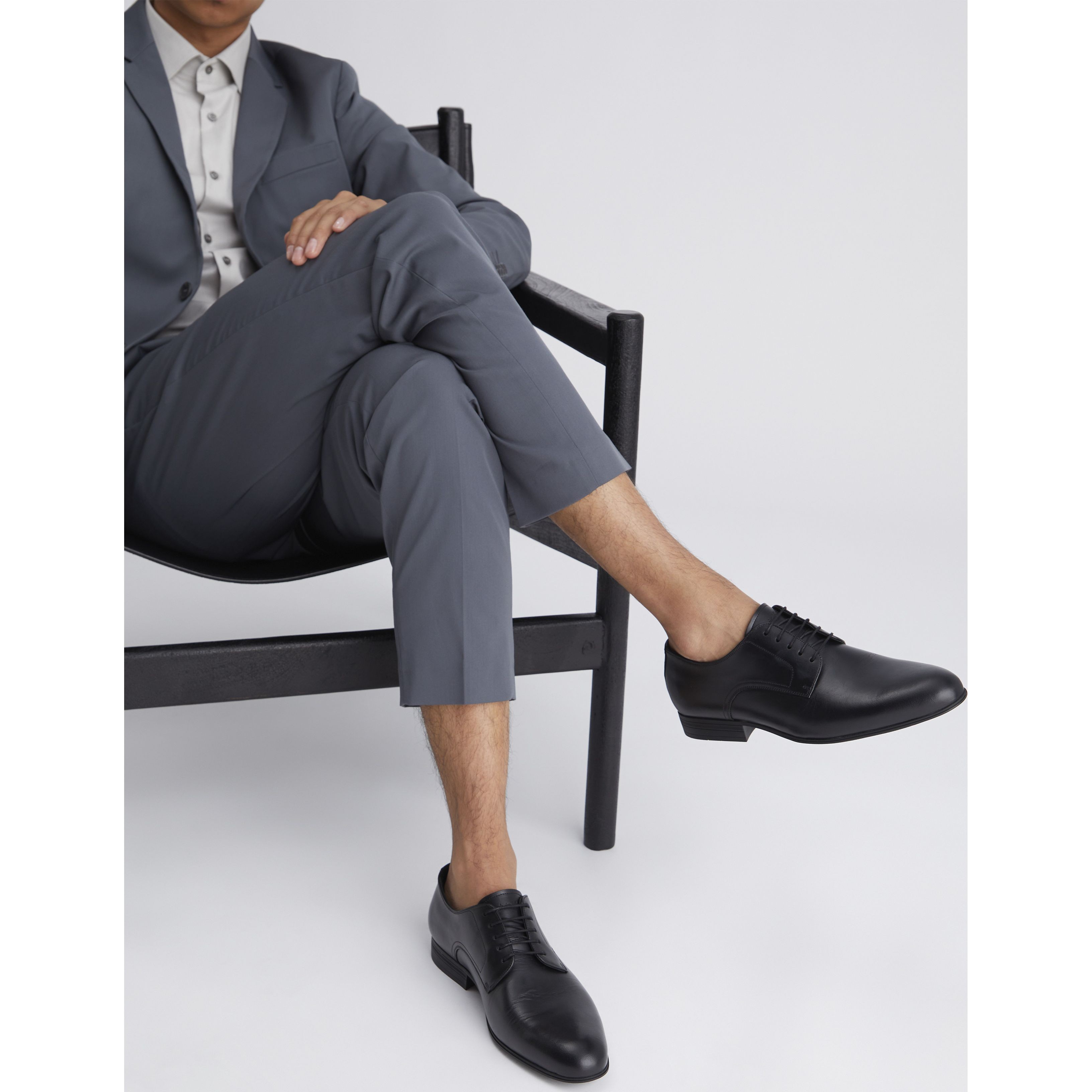 CALVIN KLEIN Klasikiniai batai vyrams, Juoda, Derby shoes 2