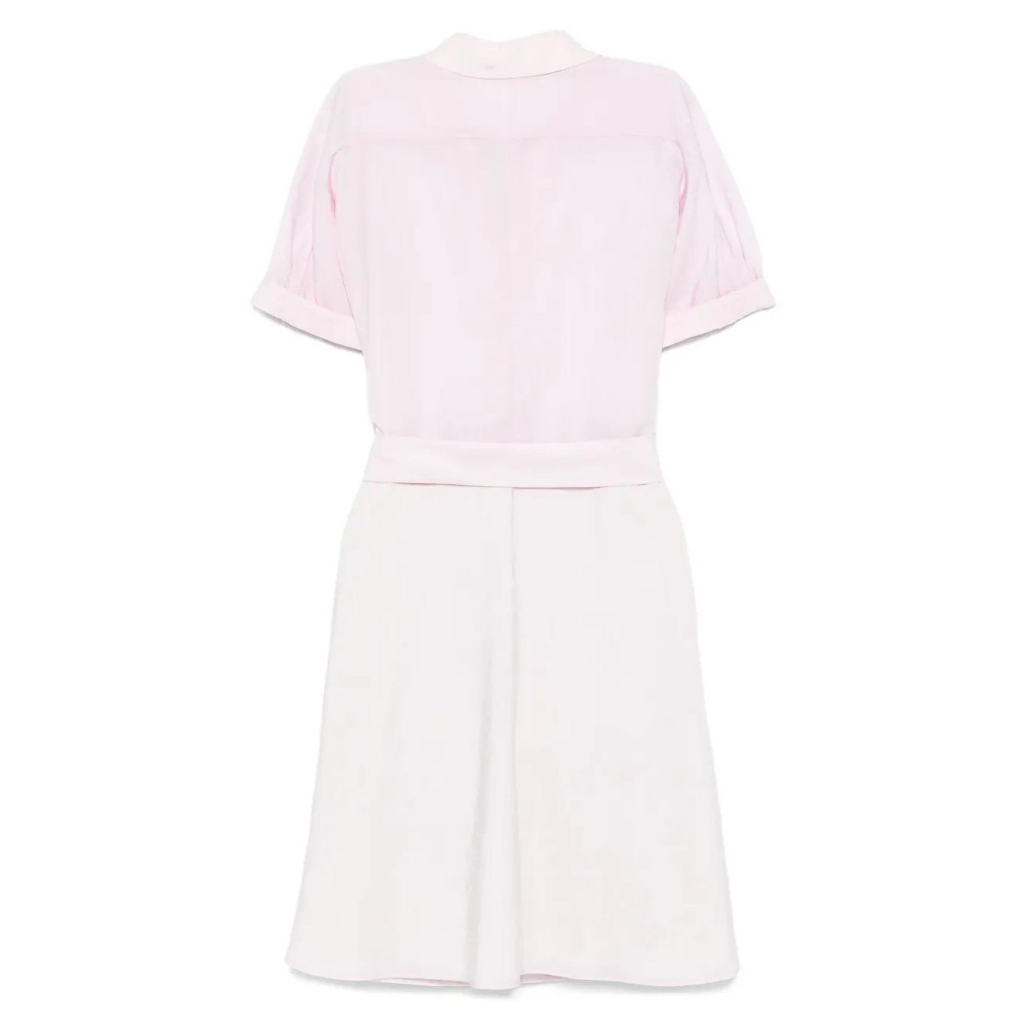 VINCE Midi suknelė moterims, Cuffed s/s belted shirt dress 2