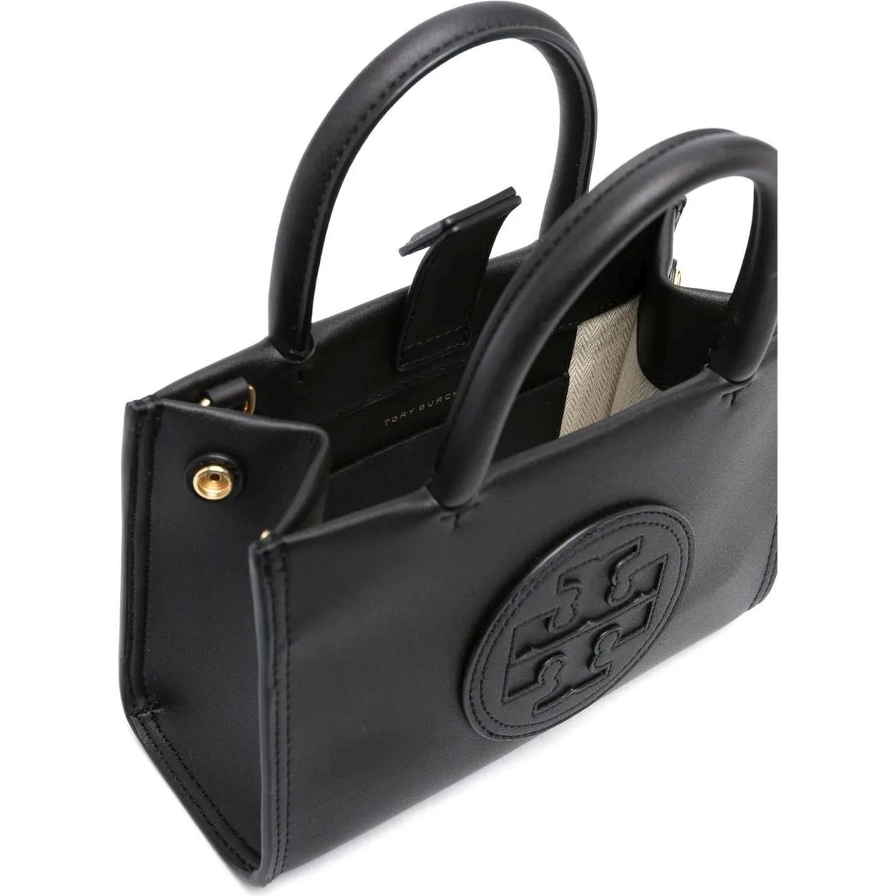 TORY BURCH Pirkinių krepšys moterims, Juoda, Ella bio mini tote 4