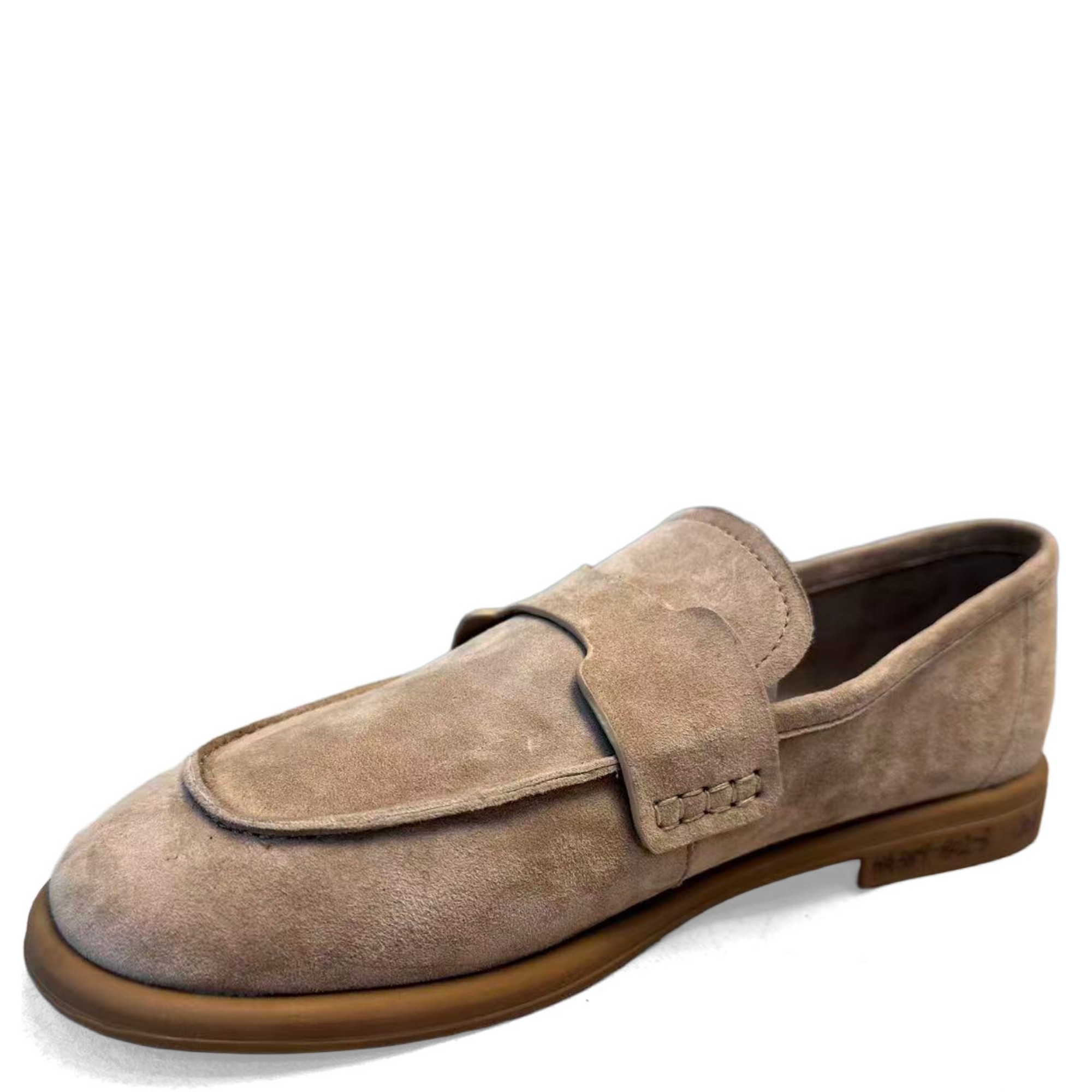 SERGIO MORETTI Loaferiai moterims, Smėlio, Loafers 2