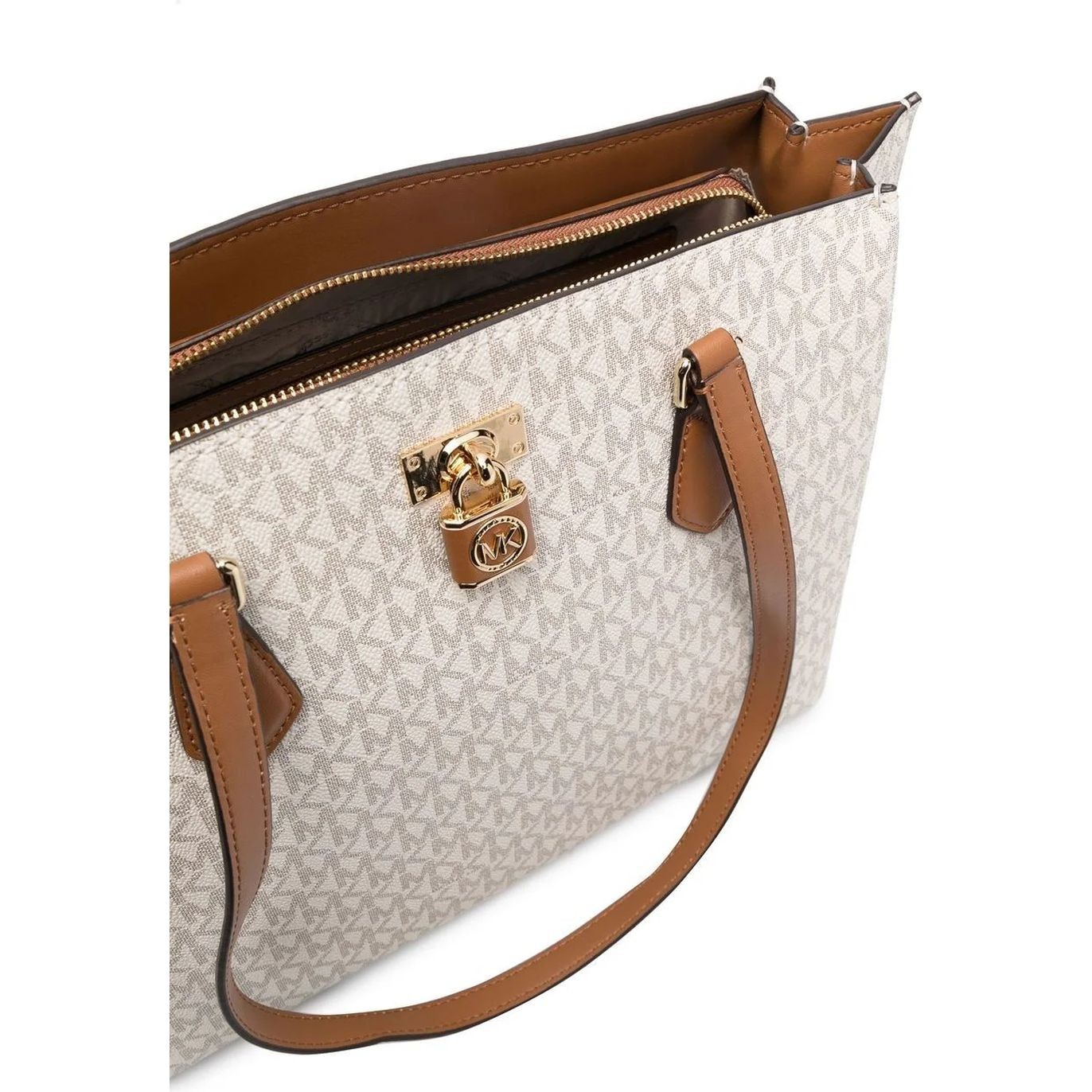 MICHAEL KORS Pirkinių krepšys moterims, Balta, Large top-zip tote 4