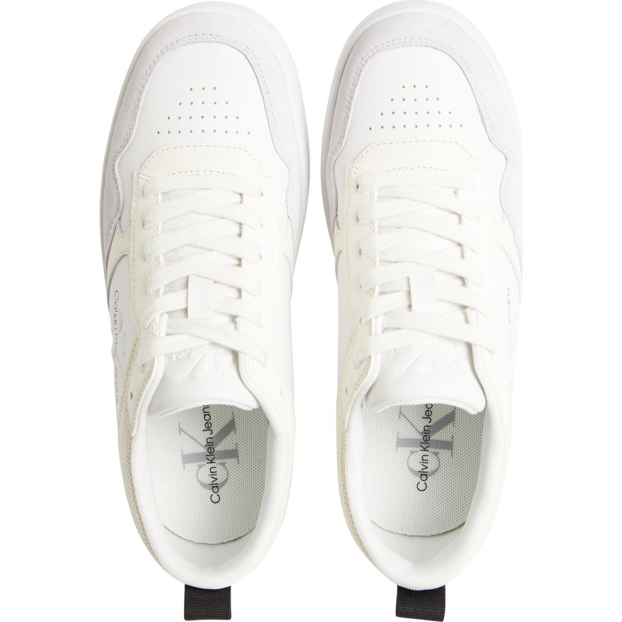 CALVIN KLEIN JEANS Sportiniai bateliai moterims, Smėlio, BASKET CUPSOLE LOW LTH  W 3