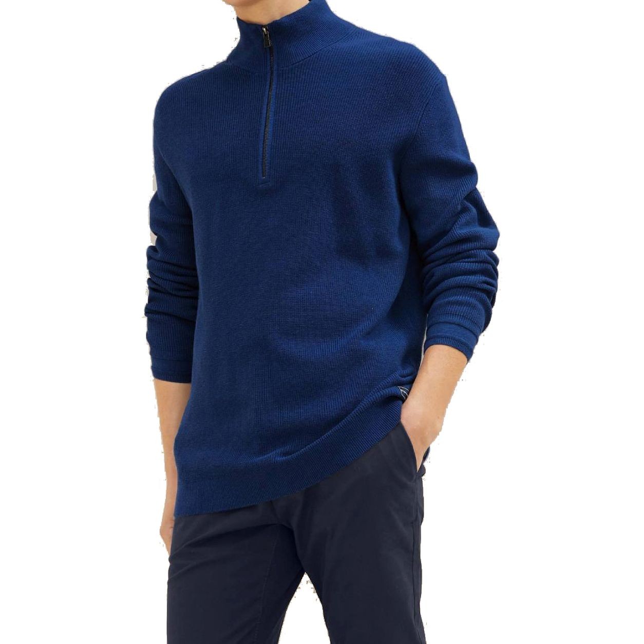 TOM TAILOR Megztinis vyrams, Mėlyna, Megztiniai 1