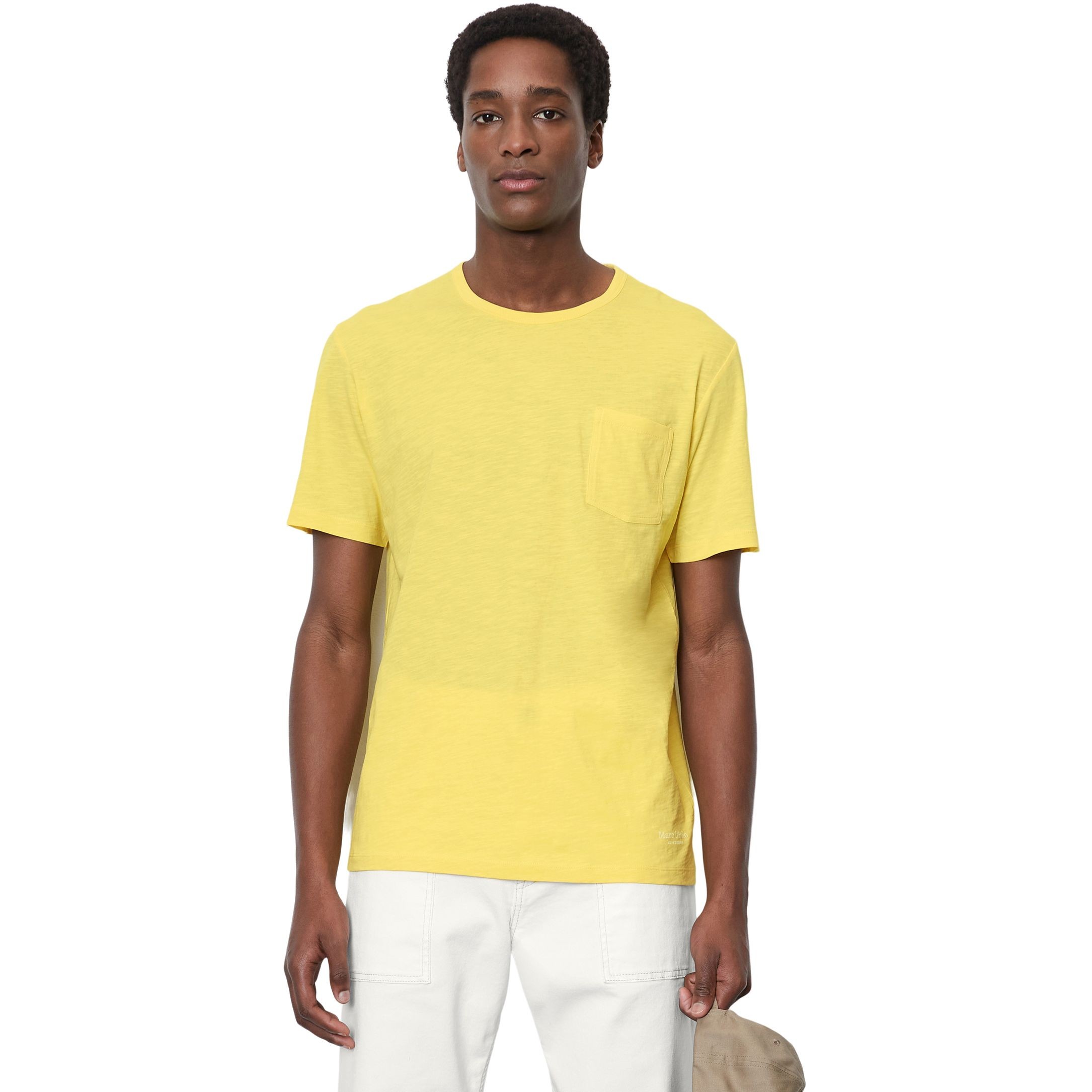 MARC O'POLO Marškinėliai vyrams, Geltona 2