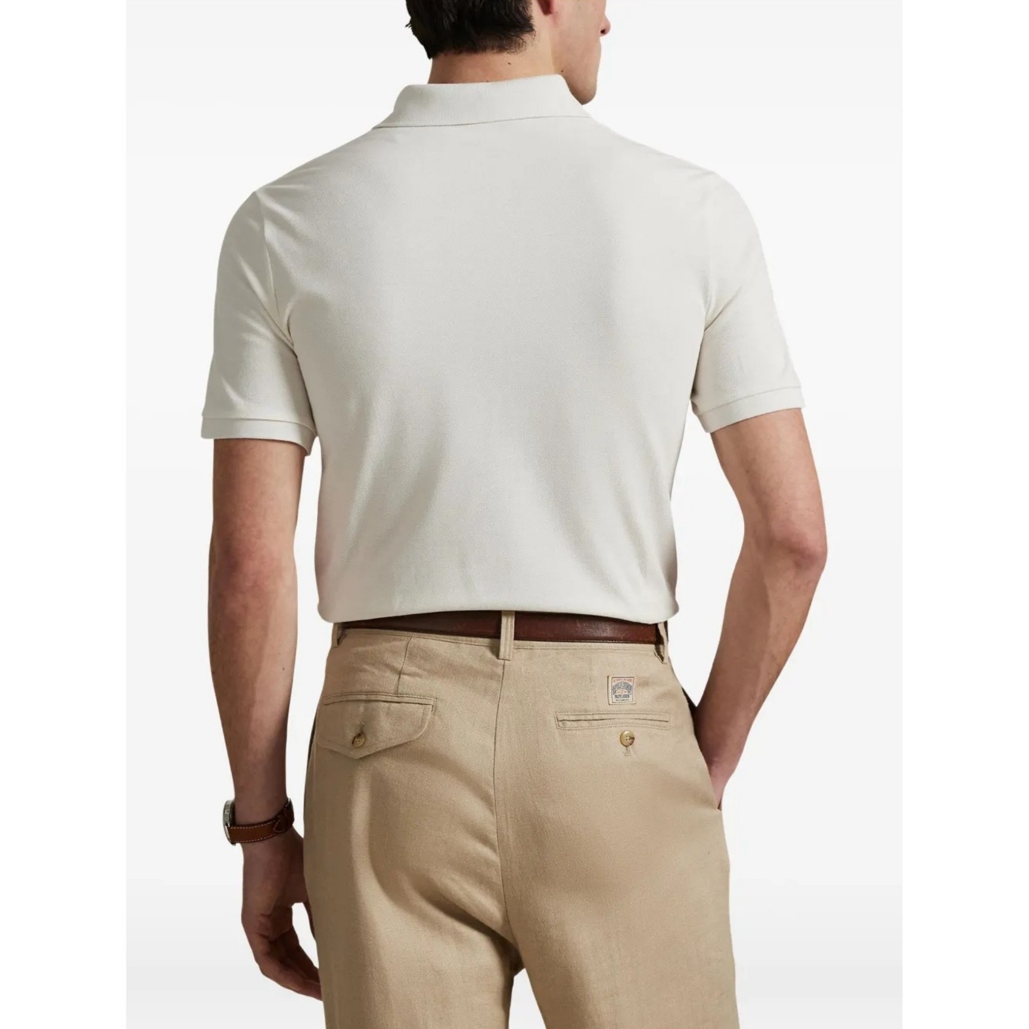 POLO RALPH LAUREN Polo marškiniai trumpos rank. vyrams, Balta, Short sleeve polo shirt 3