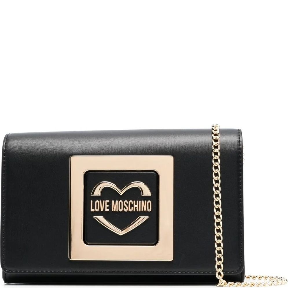 LOVE MOSCHINO Rankinė per petį moterims, Juoda, Crossbody 1