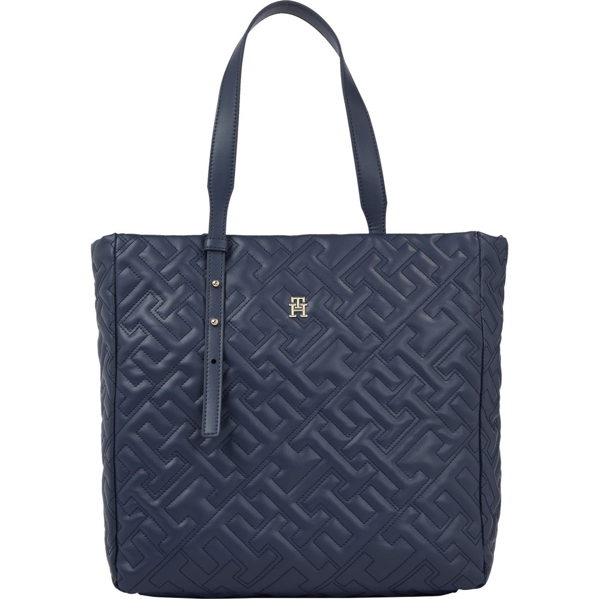TOMMY HILFIGER Pirkinių krepšys moterims, Mėlyna, Soft tote mono 1