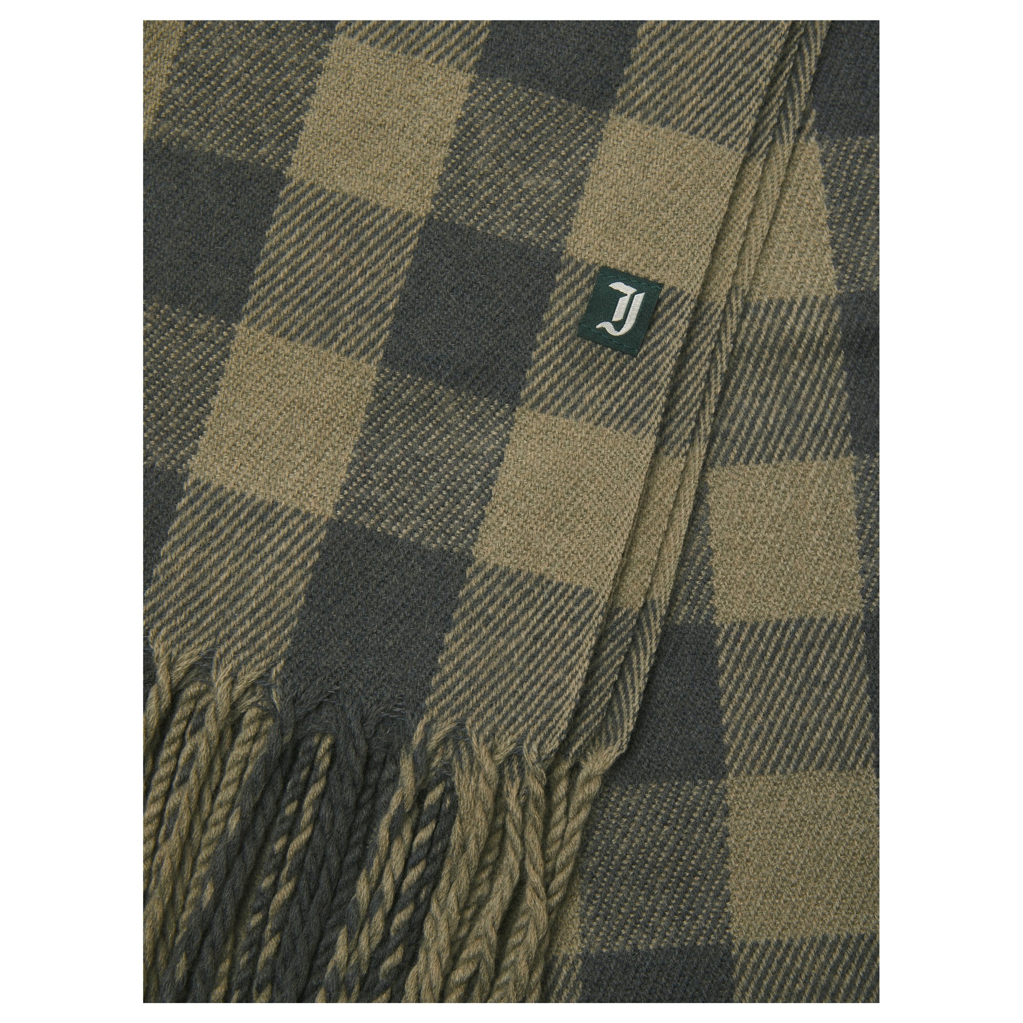JACK & JONES Šalikas vyrams, Pilka, Lint check scarf 3