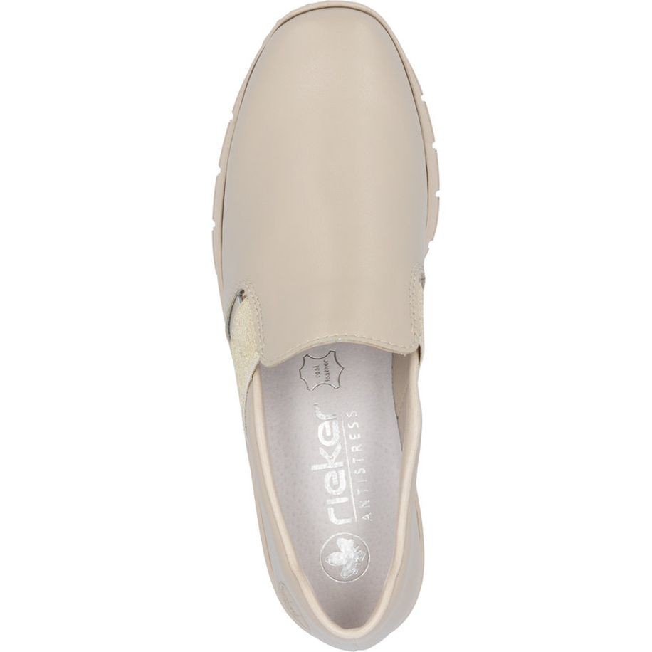 RIEKER Laisvalaikio bateliai moterims, Smėlio, Sneakers 5