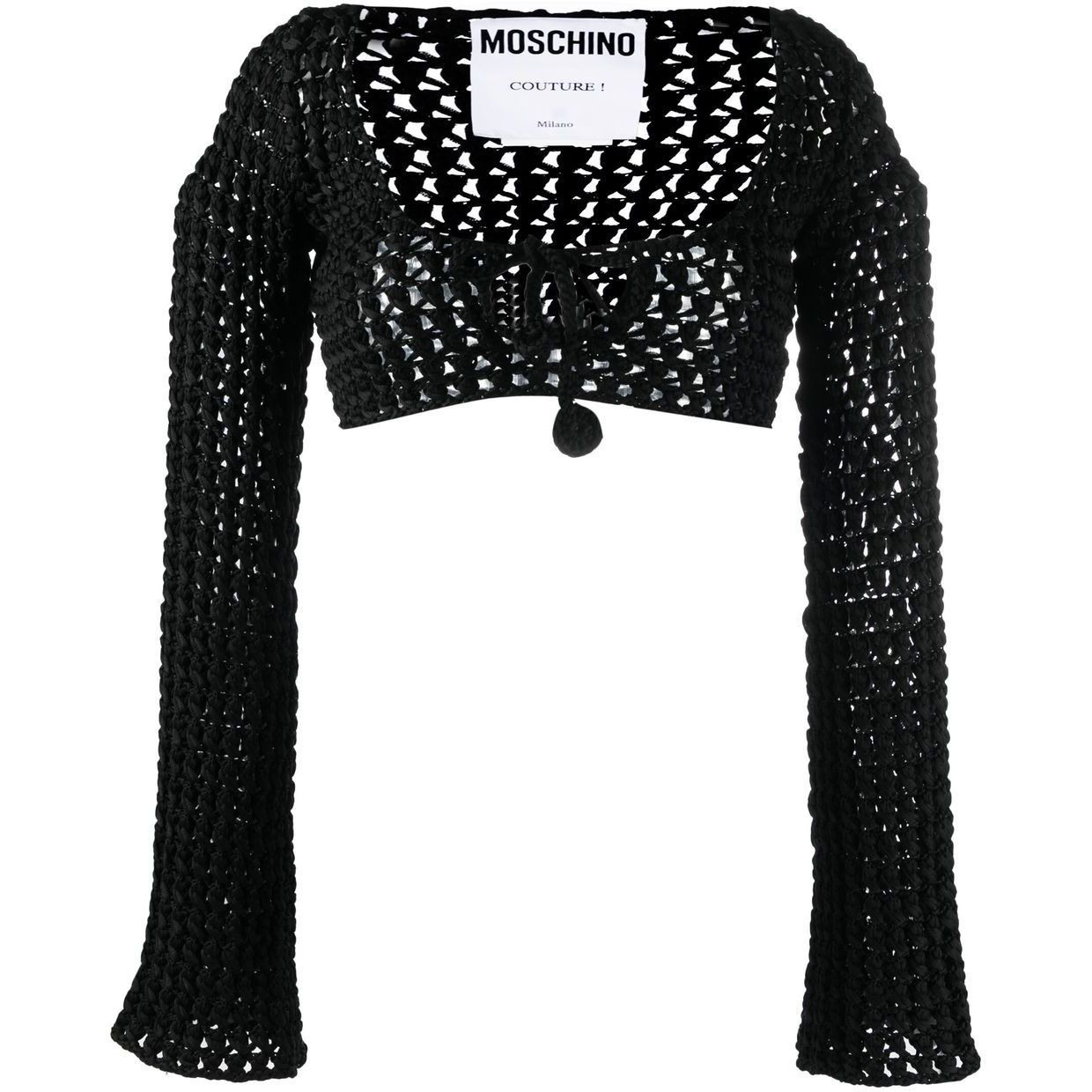MOSCHINO Palaidinės moterims, Juoda, Sweater