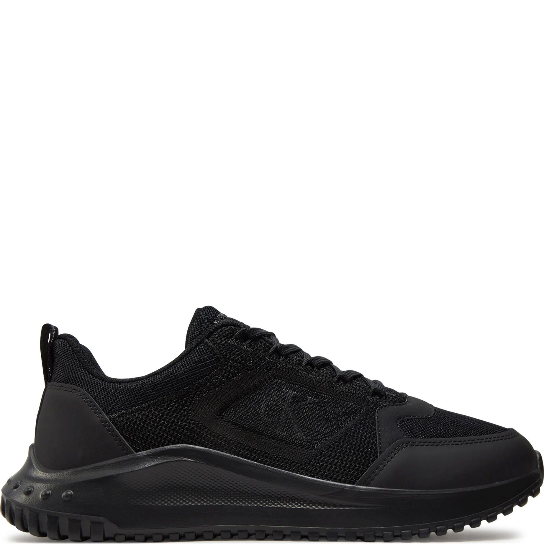 CALVIN KLEIN JEANS Laisvalaikio bateliai vyrams, Juoda, Runner low mix leisure 2