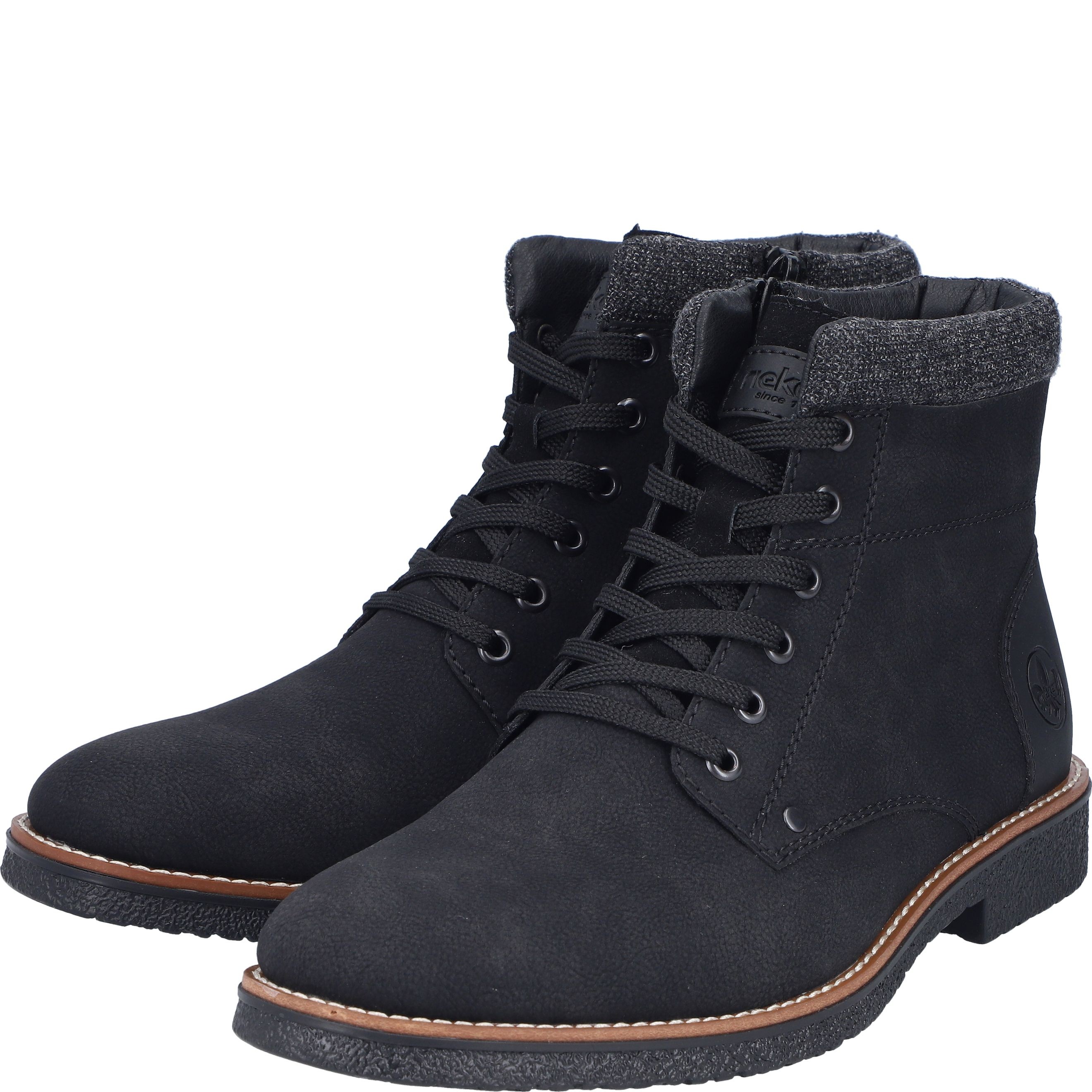 RIEKER Aulinukai vyrams, Juoda, BOOTIES 8