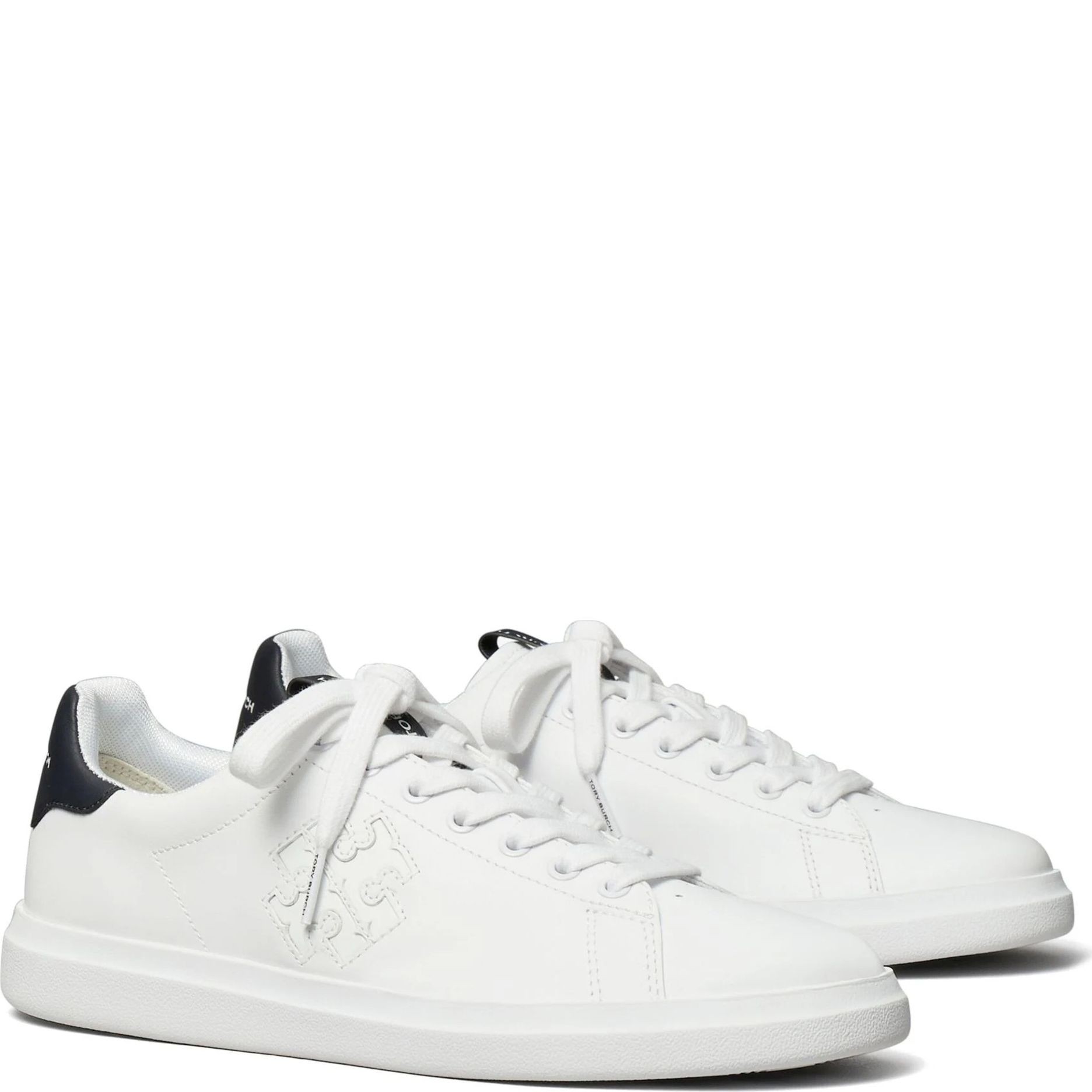 TORY BURCH Laisvalaikio bateliai moterims, Balta, Double t howell court 1