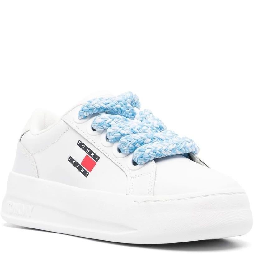 TOMMY JEANS Sportiniai bateliai moterims, Balta, City flatform sport shoe 2