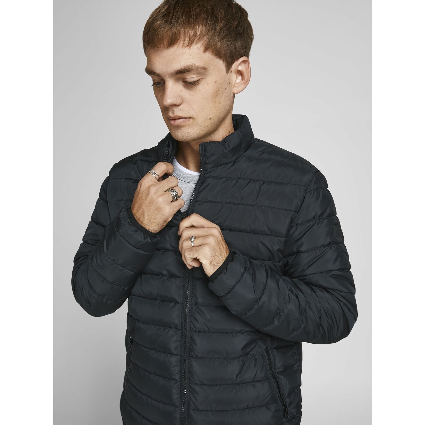 JACK & JONES Striukė vyrams, Juoda, CORE 4