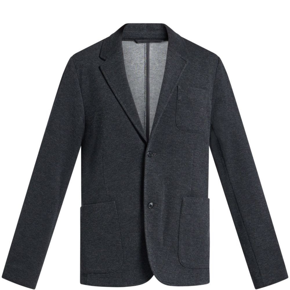 MICHAEL KORS Švarkas vyrams, Pilka, Dbl face knit blazer