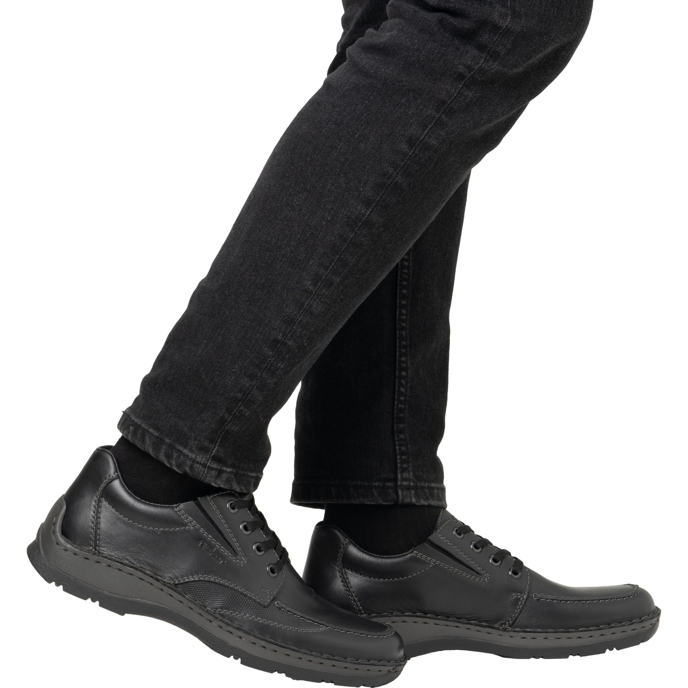RIEKER Laisvalaikio bateliai vyrams, Juoda, Men's shoes 2