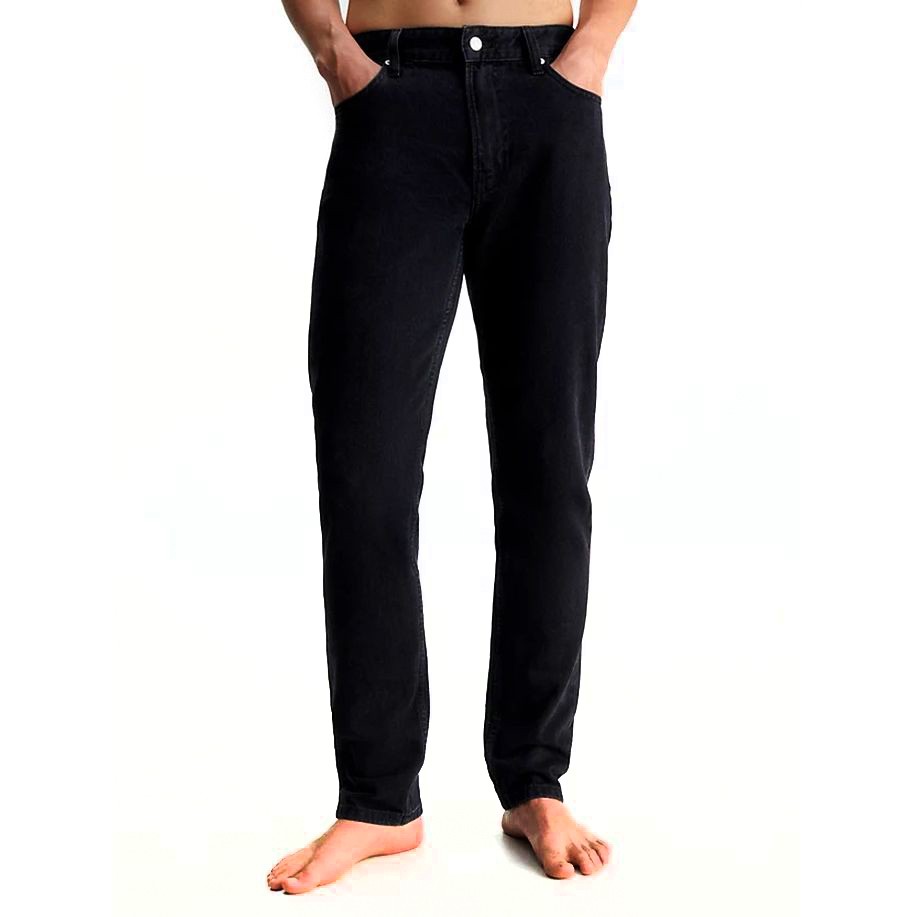 CALVIN KLEIN JEANS Tiesūs džinsai -vyrams, Juoda, Authentic dad jean 2