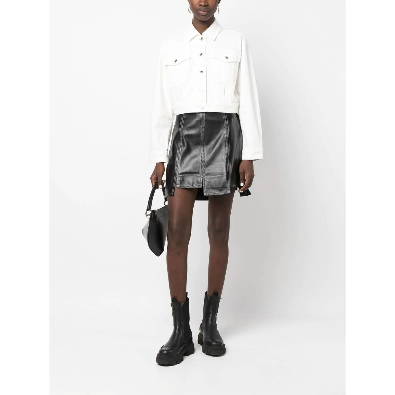 MICHAEL KORS Džinsinis švarkas moterims, Pilka, Denim jacket 2