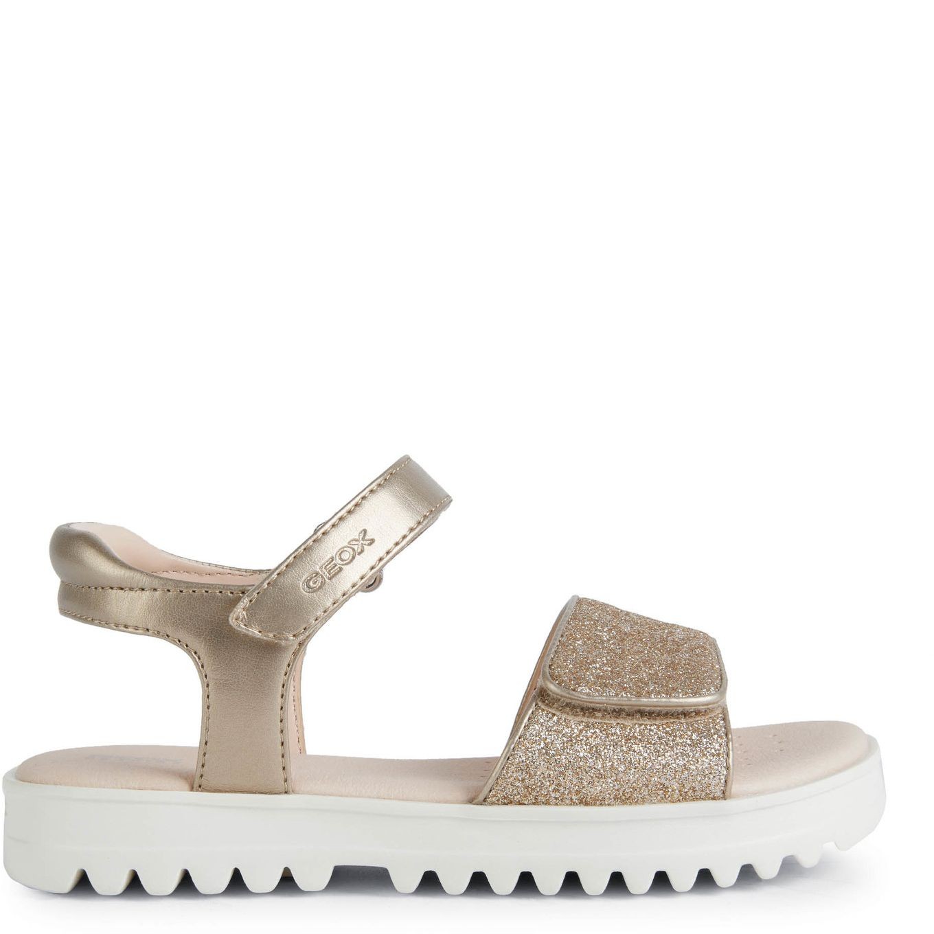 GEOX Basutės mergaitėms, Auksinė, CORALIE SANDALS 2