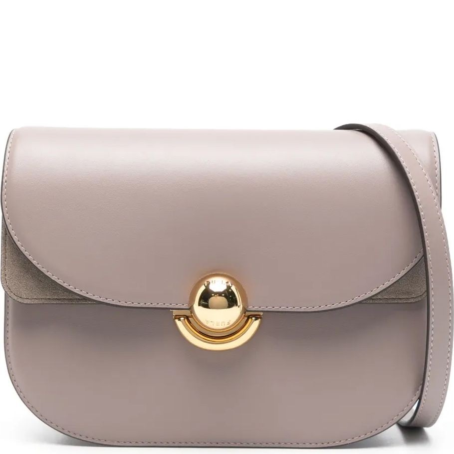 FURLA Rankinė per petį moterims, Pilka, Furla sfera s crossbody round 1