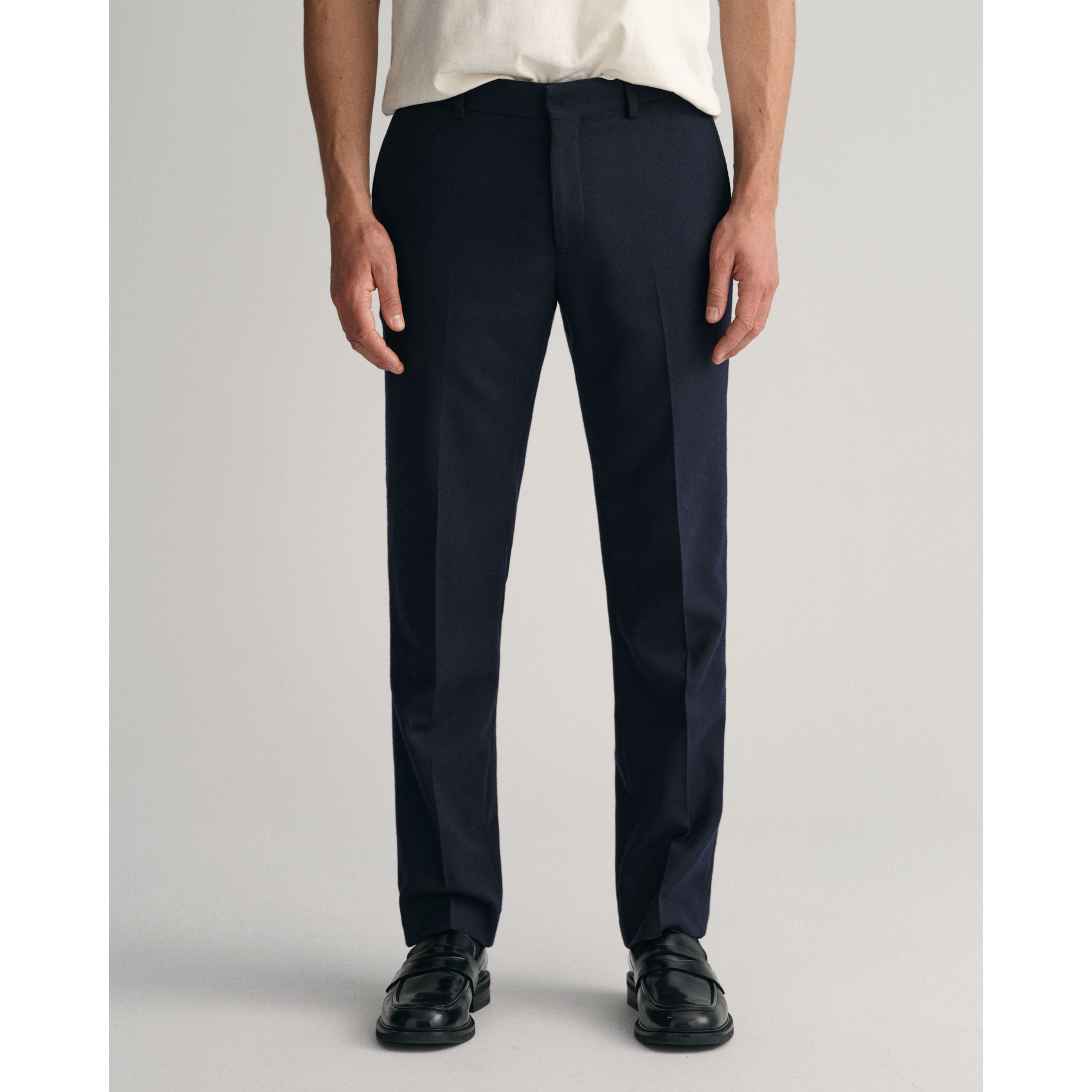 GANT Kelnės vyrams, Mėlyna, SLIM FLANNEL PANTS 2
