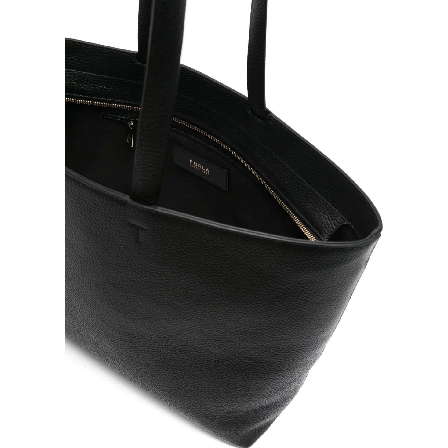 FURLA Pirkinių krepšys moterims, Juoda, Furla sfera l tote 4