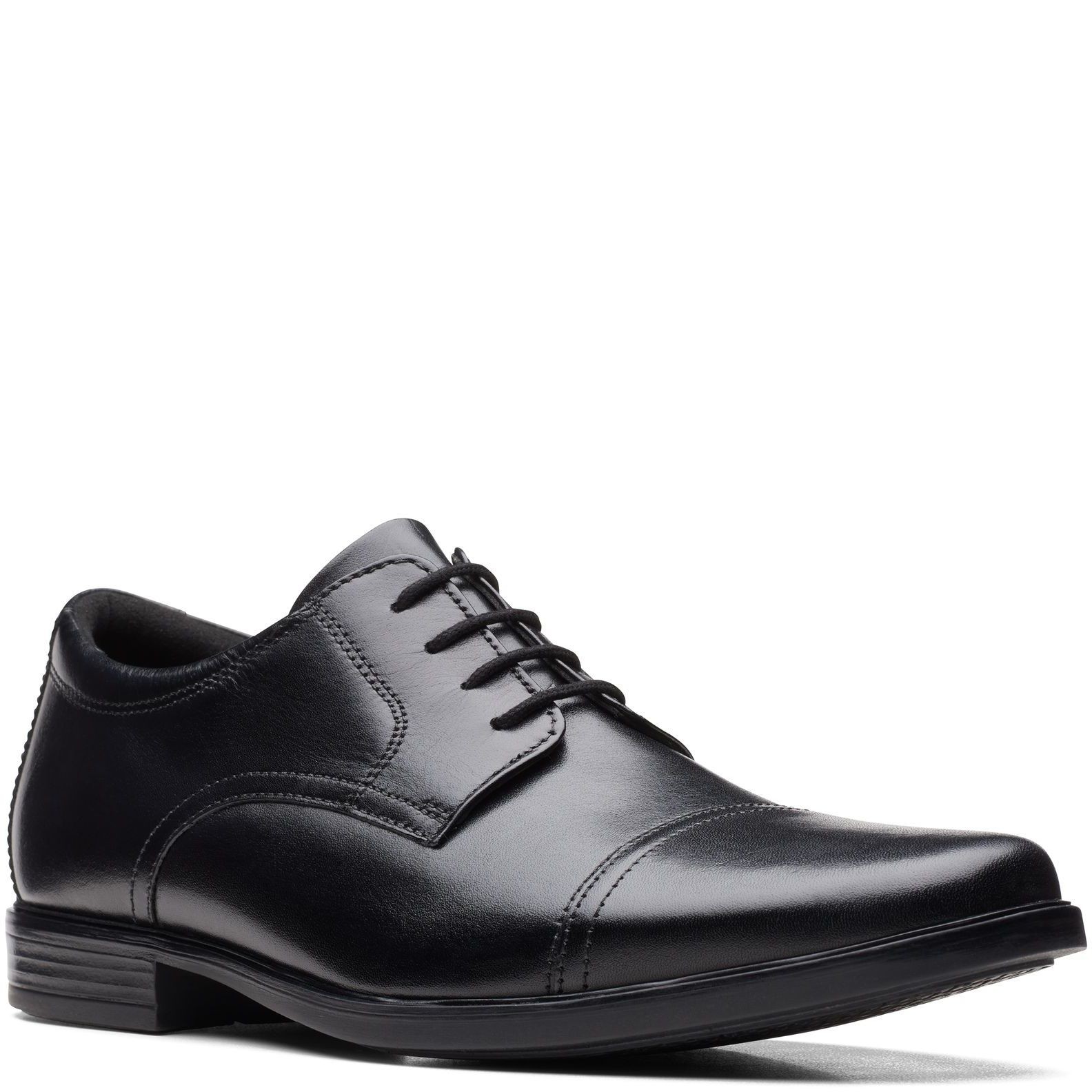 CLARKS Klasikiniai batai vyrams, Juoda, Howard Cap Formal 1