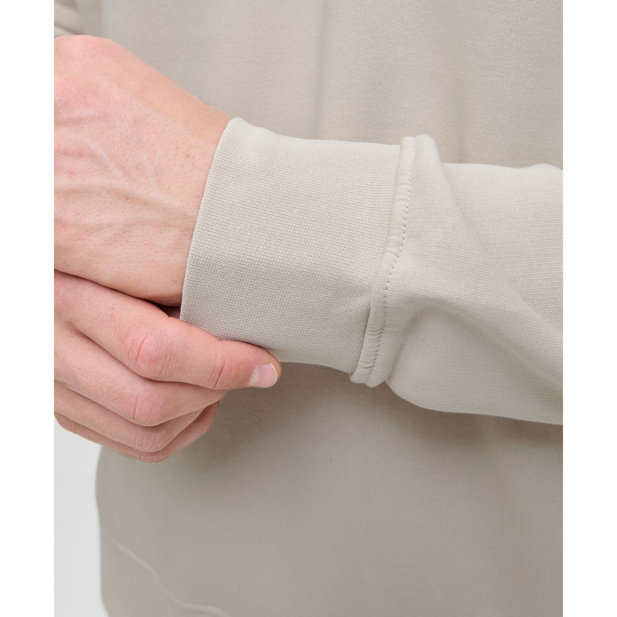 JACK & JONES Megztinis vyrams, Smėlio, Soho sweat zip 4