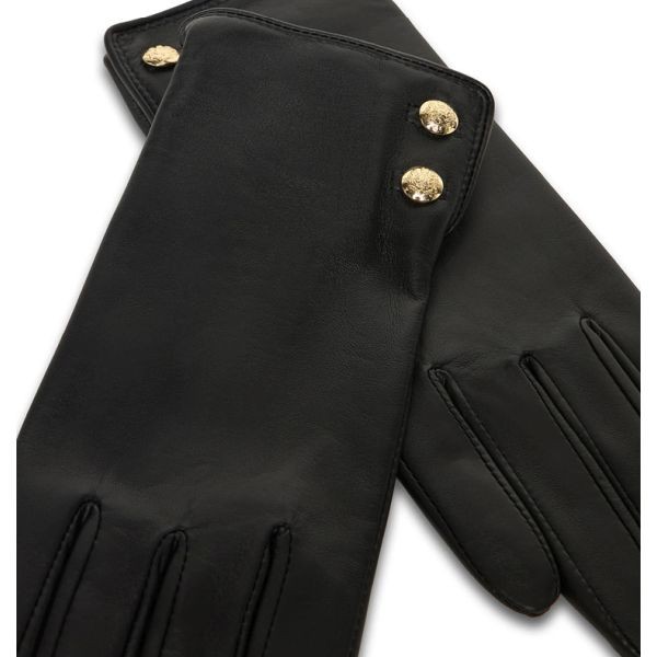 LAUREN RALPH LAUREN Pirštuotos pirštinės moterims, Juoda, Glove 2